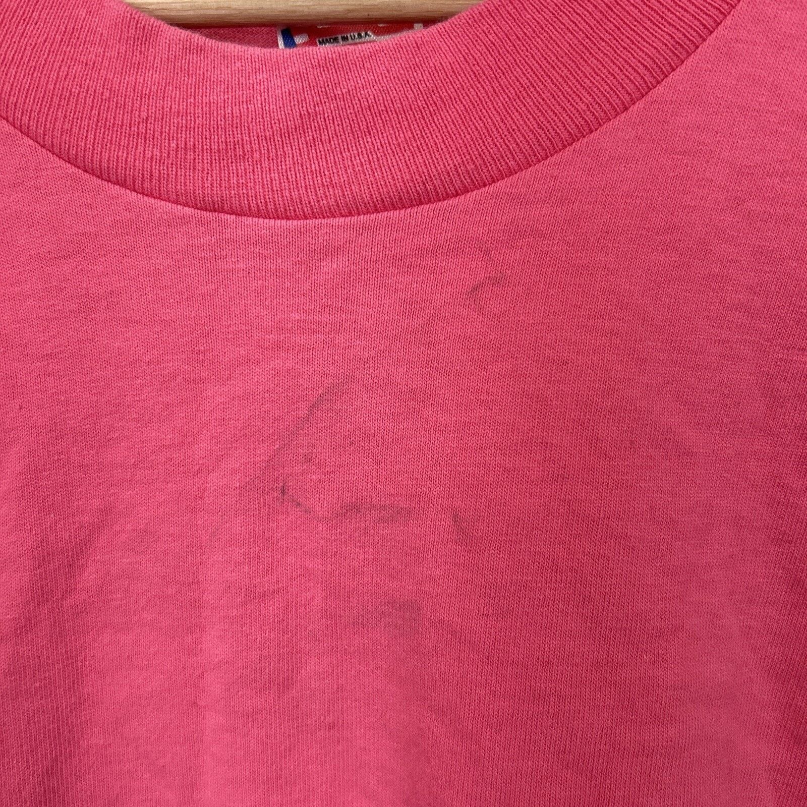 Fruit Of The Loom Fruit Of The Loom Vintage Pink Cotton t-Shirt Large Size US L / EU 52-54 / 3 - 3 Thumbnail