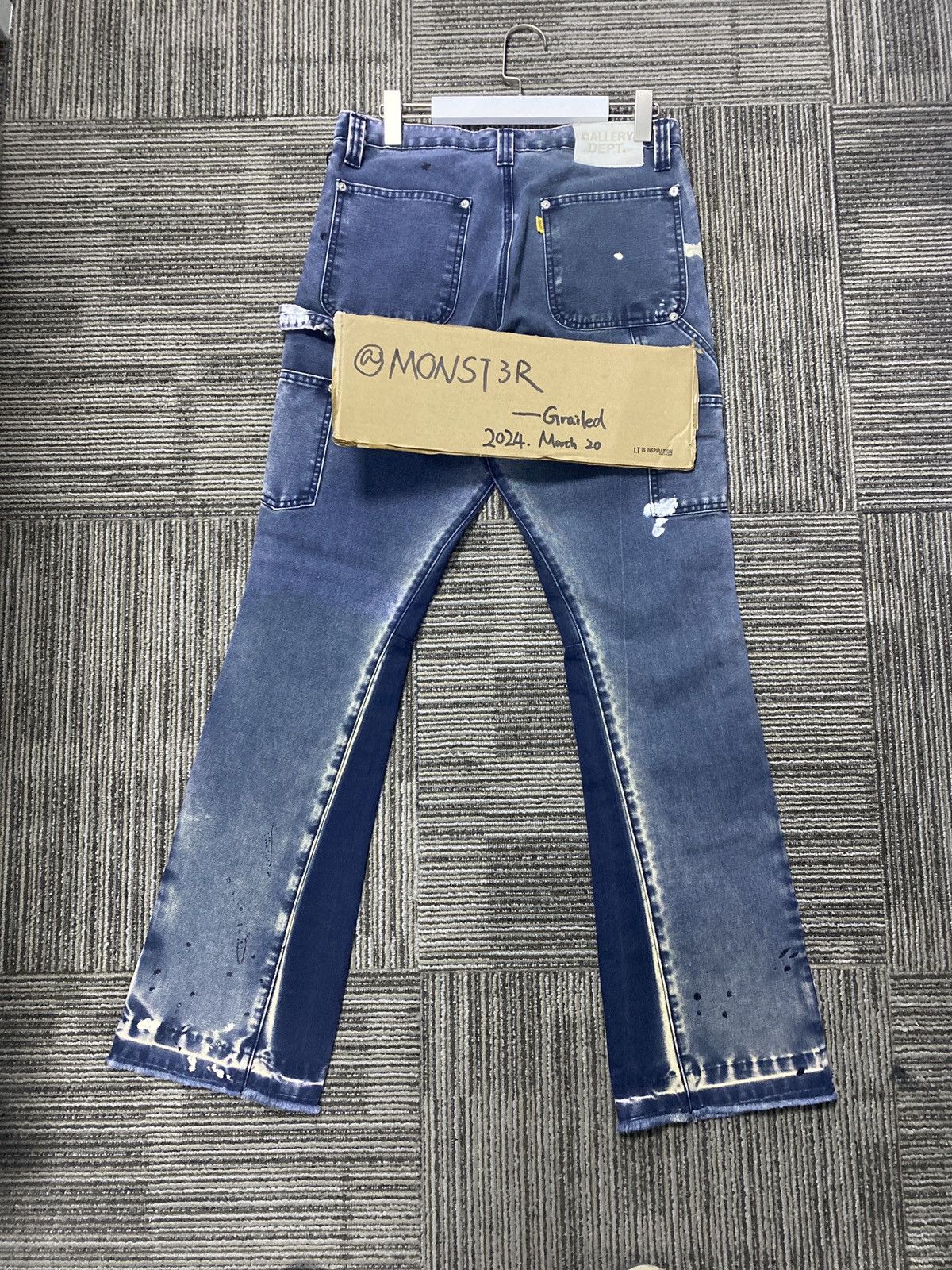 Gallery Dept. $old Out - Gallery Dept. La Flare Carpenter Pants Size US 31 - 3 Thumbnail