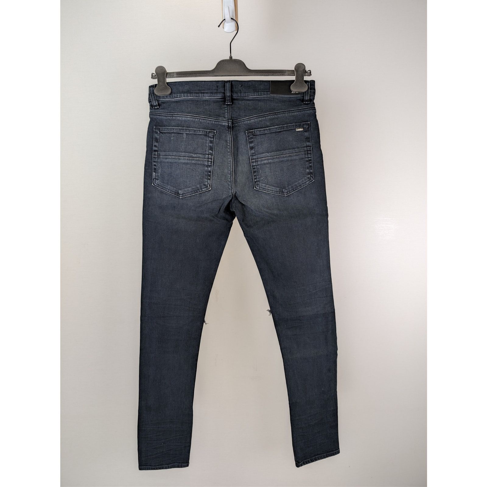 Amiri o1rshd1 Ultra Suede MX1 Denim Jean in Midnight Indigo Size US 36 / EU 52 - 16 Thumbnail
