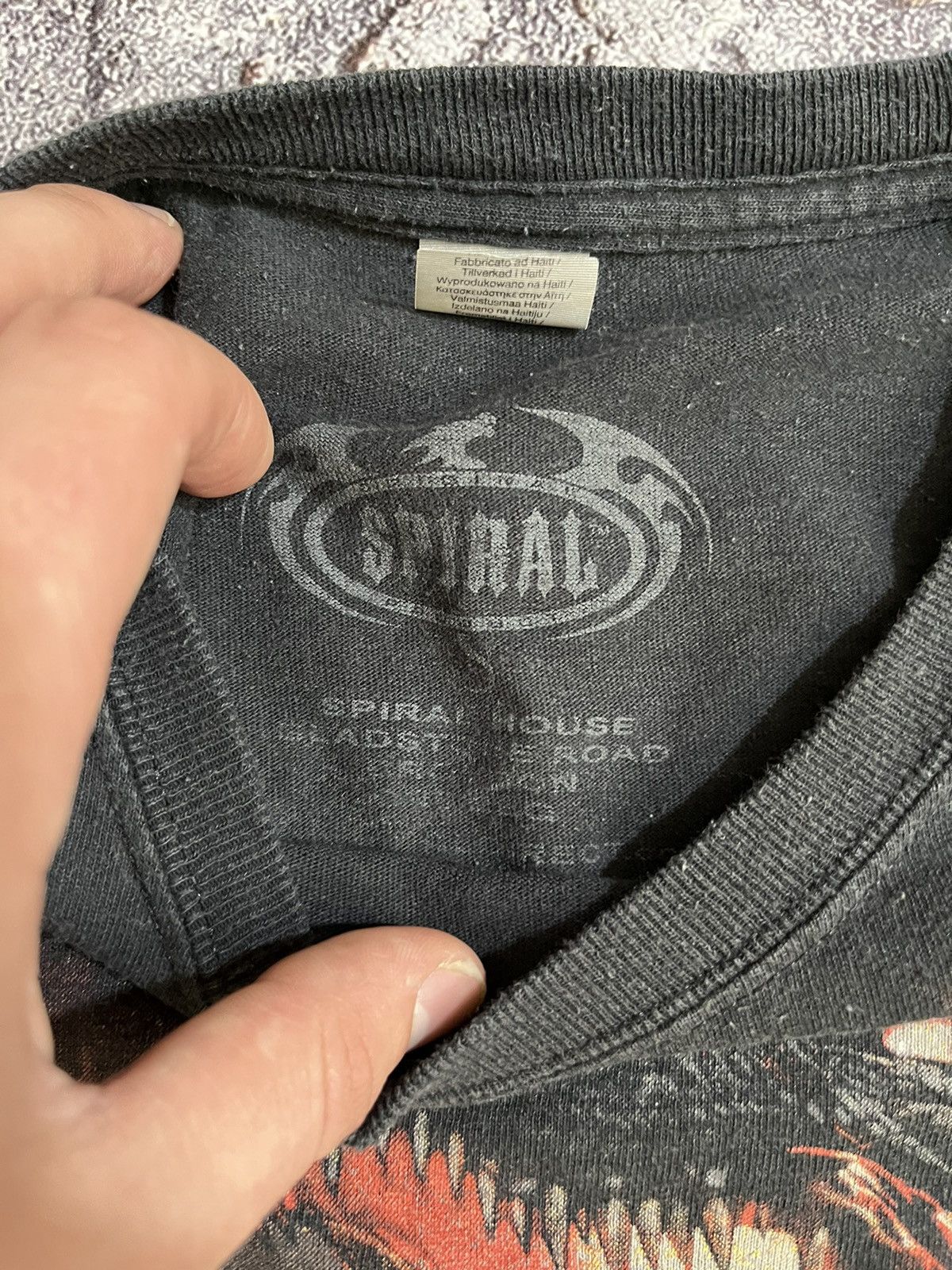 Vintage vintage spiral t-shirt Size US S / EU 44-46 / 1 - 6 Thumbnail