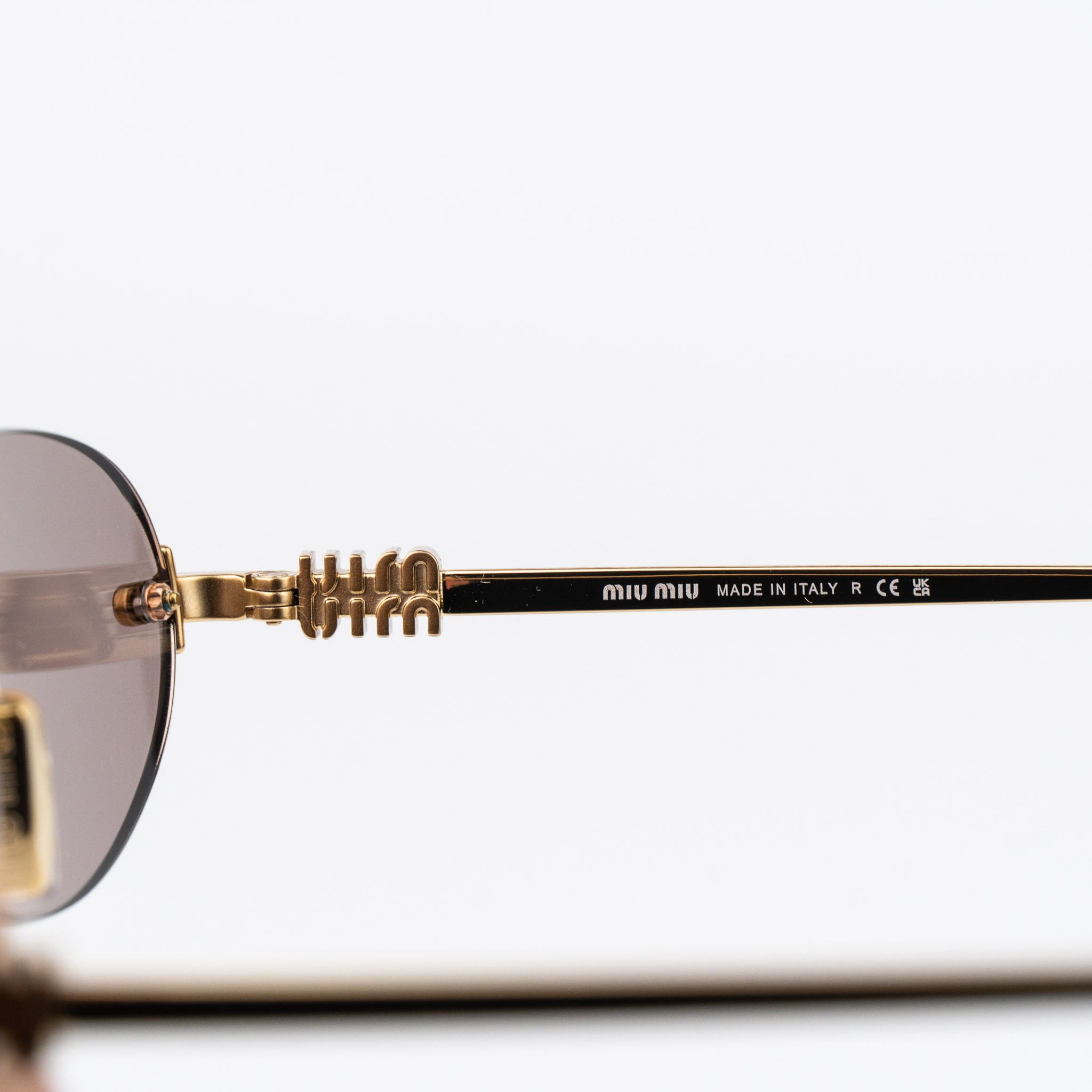 Miu Miu Miu Miu Women Sunglasses Oval MUA54S 5AK20I NEW AUTHENTIC Size ONE SIZE - 9 Thumbnail