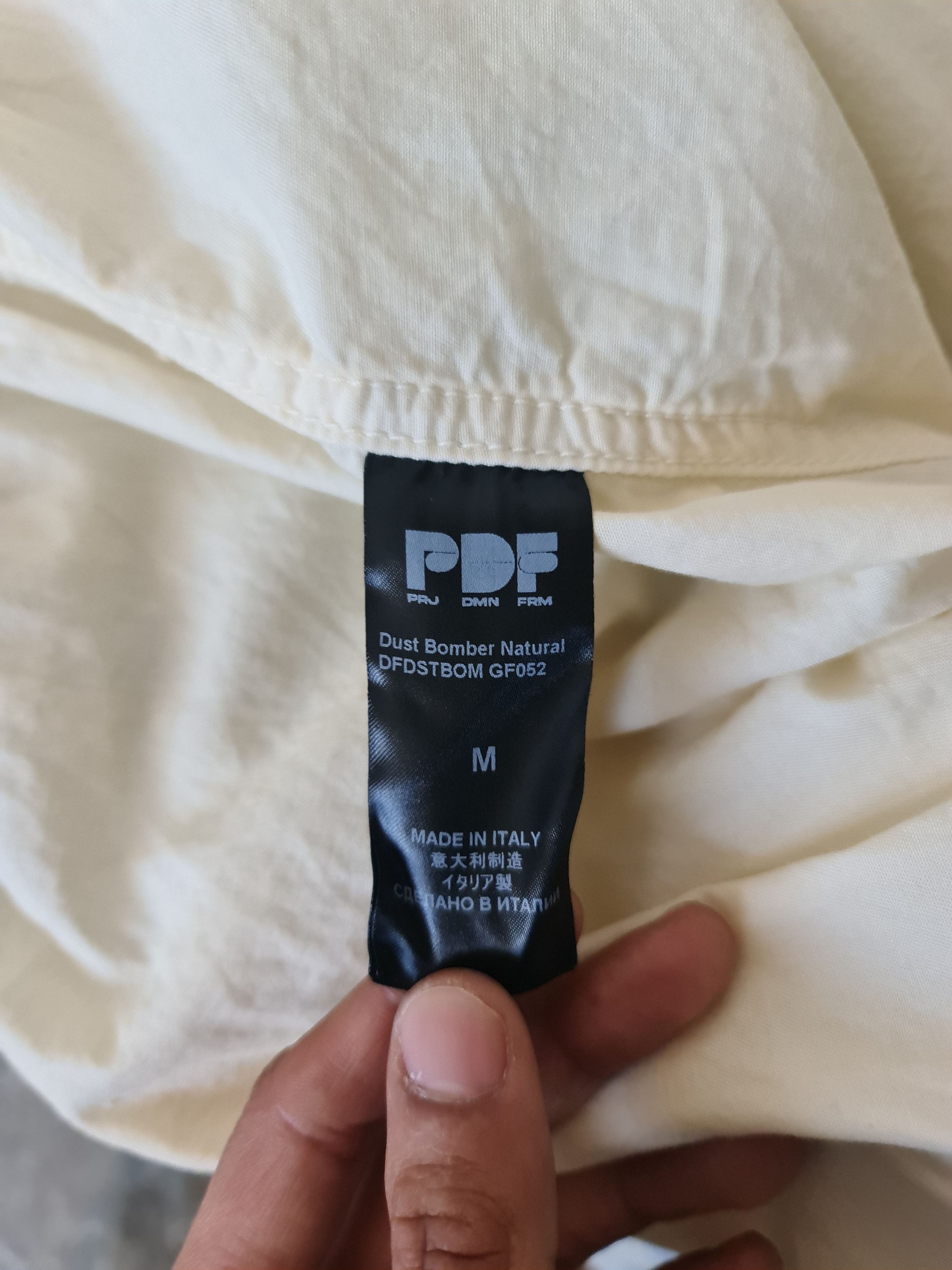 PDF PDF CHANNEL DUST DENIM BOMBER Size US M / EU 48-50 / 2 - 4 Thumbnail