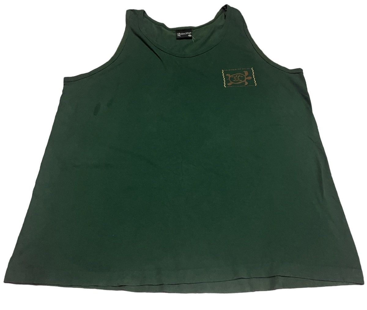 image of Vintage Da Hui 90's Singlet Usa in Green, Men's (Size Medium)