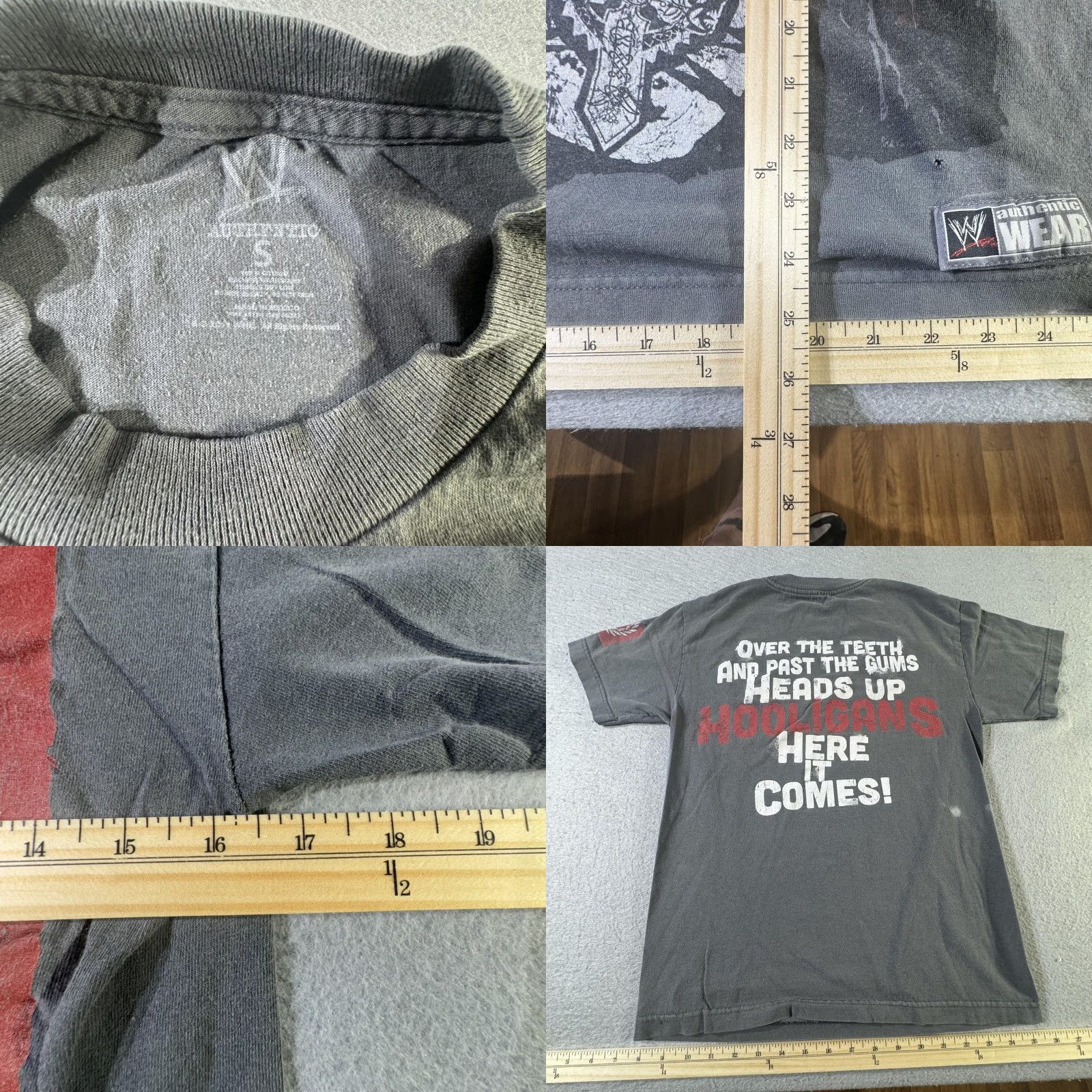 Vintage VINTAGE WWE Sheamus Brogue Kick T-Shirt Men Small Gray Wrestling Tee Sports Pop Culture Authentic Size US S / EU 44-46 / 1 - 8 Thumbnail