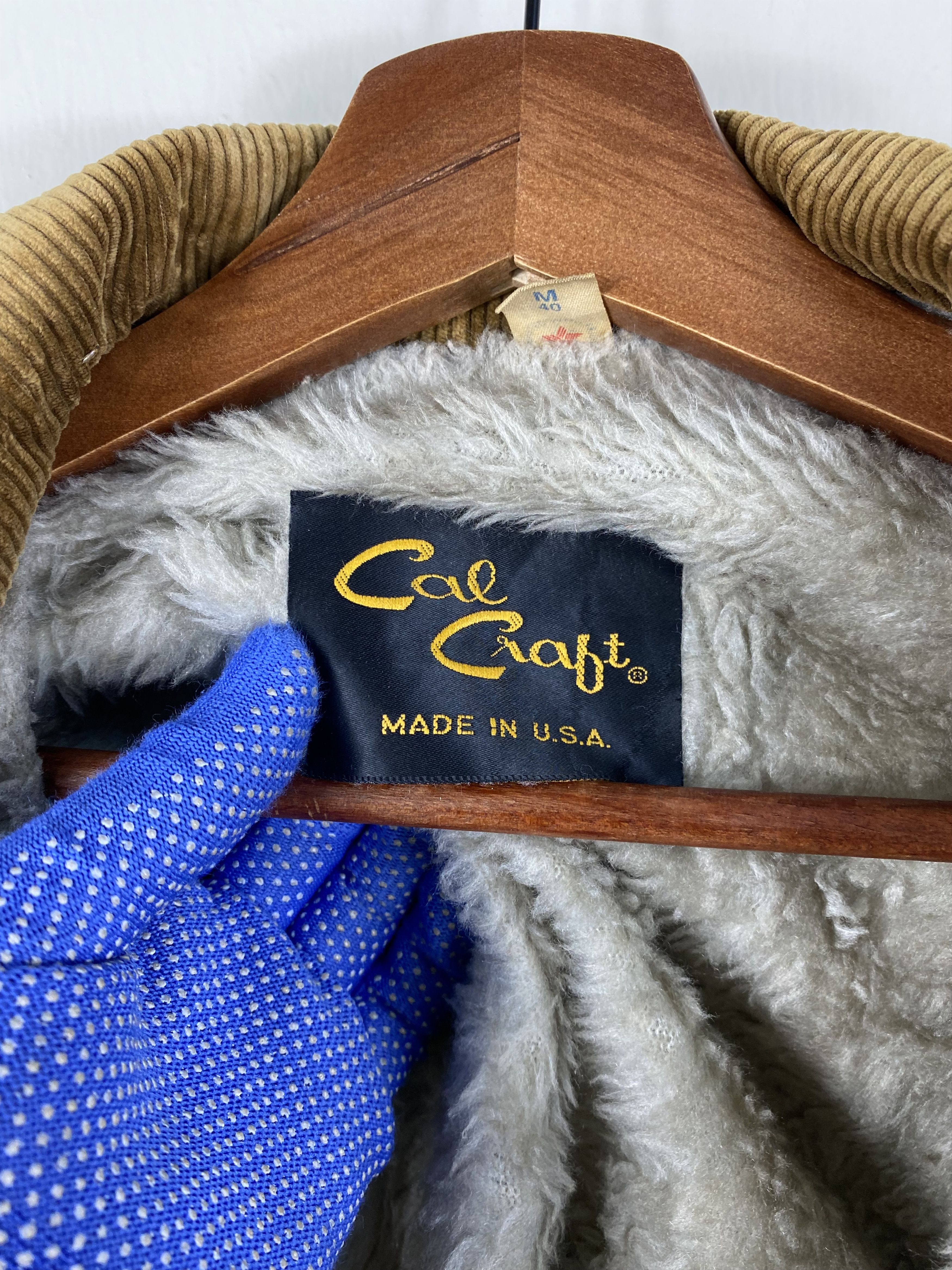 Vintage Vintage Cal Crabt USA jacket curdoroy bomber jacket sherpa Size US M / EU 48-50 / 2 - 11 Thumbnail