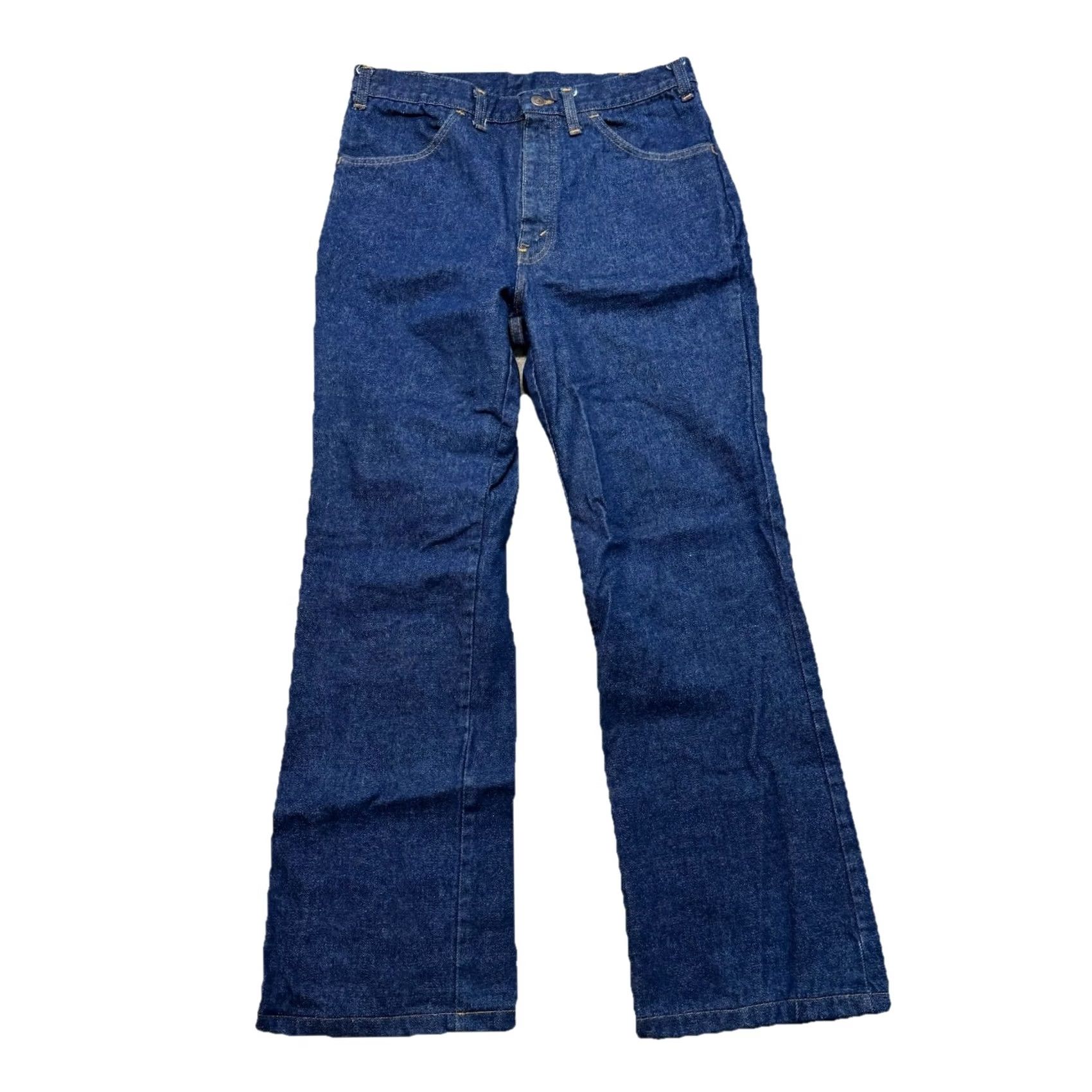 Vintage VINTAGE Montgomery Ward Jeans Men 32x30 Bootcut Denim Blue USA Made Dark Size US 32 / EU 48 - 2 Thumbnail