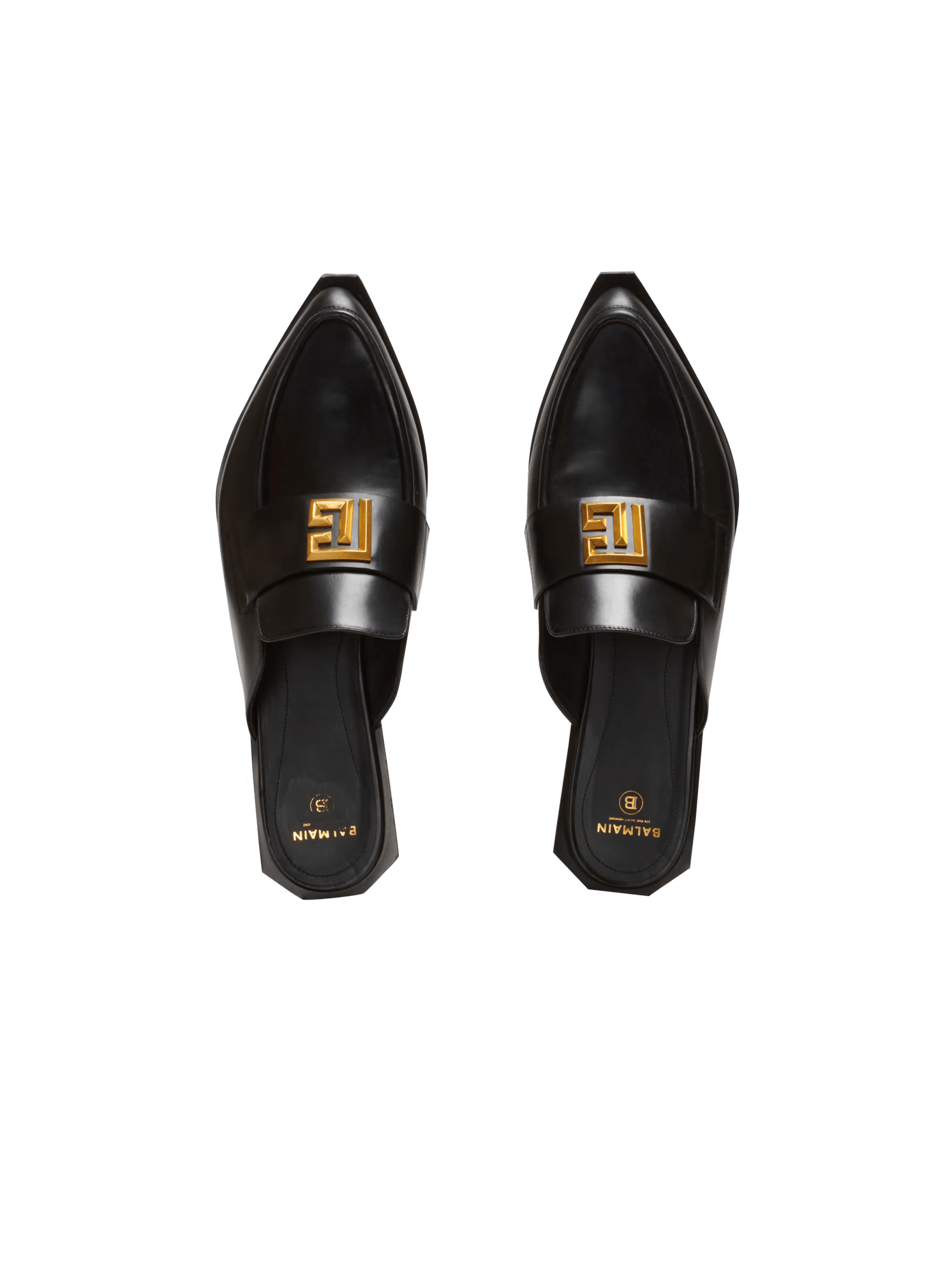 Balmain o1w1db10624 Mules in Black Size US 6 / IT 36 - 2 Thumbnail
