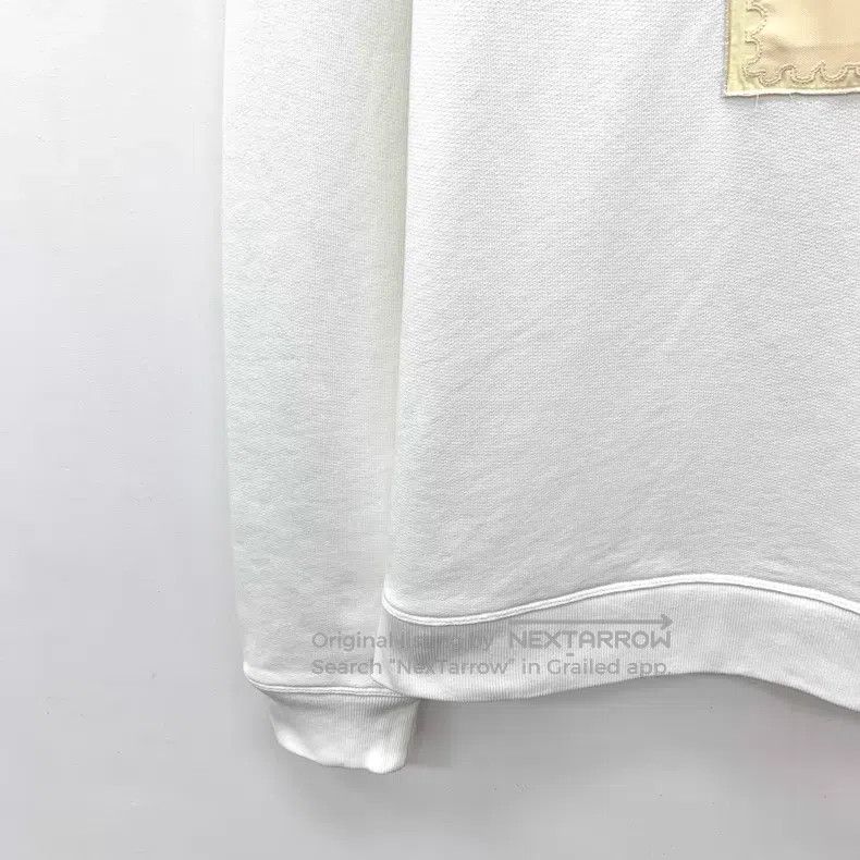 Loewe Loewe White Letter Printed Cotton Crewneck Long Sleeve Swe Size S / US 4 / IT 40 - 4 Thumbnail