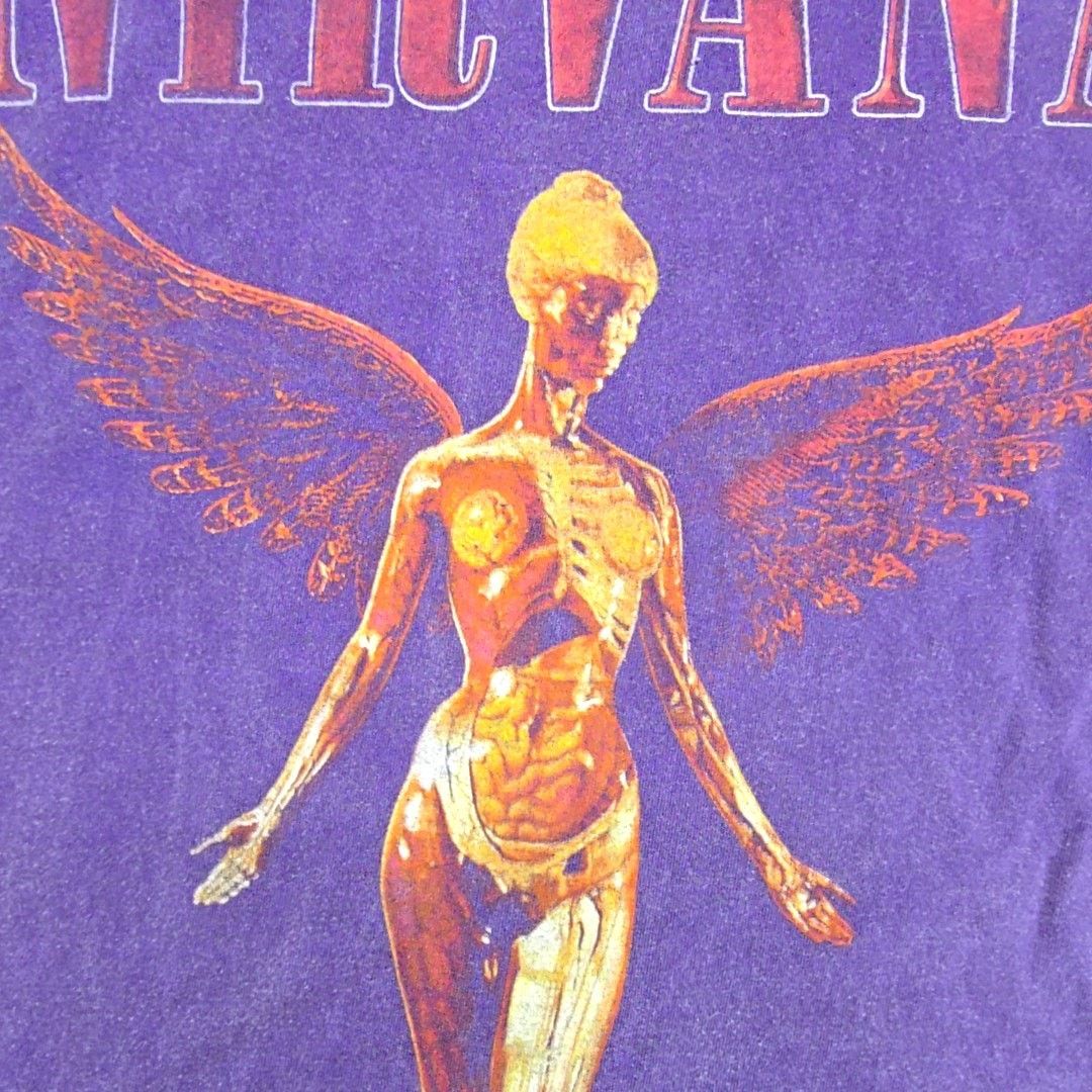 Nirvana Nirvana In Utero Shirt Graphic Purple Small Rock Band Tee Size US S / EU 44-46 / 1 - 3 Thumbnail