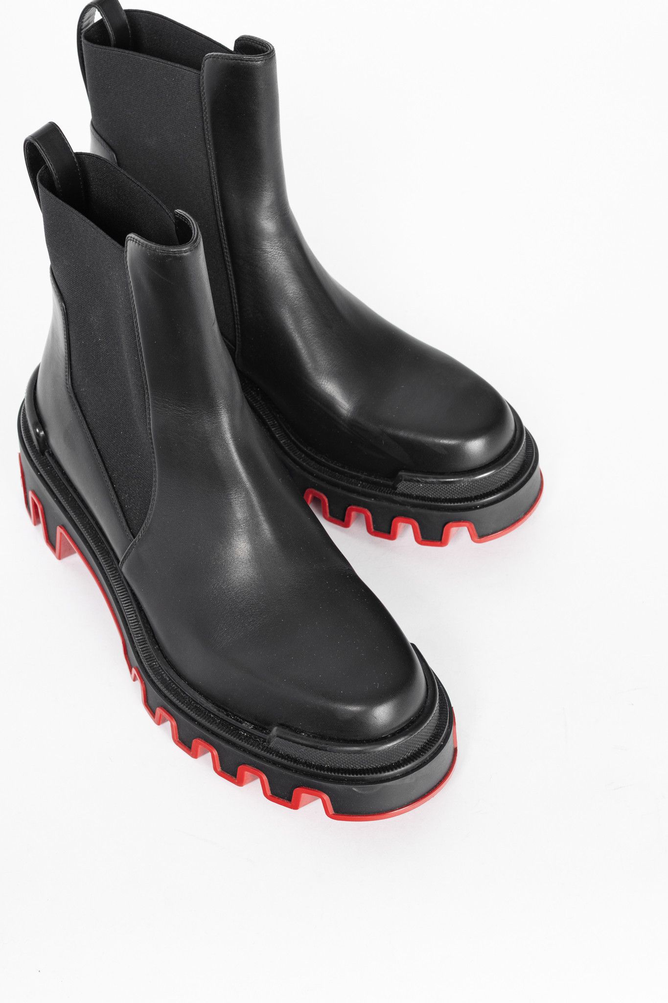 Christian Louboutin Christian Louboutin Marchacroche Dune Leather Chelsea Boots Size US 9.5 / IT 39.5 - 6 Thumbnail