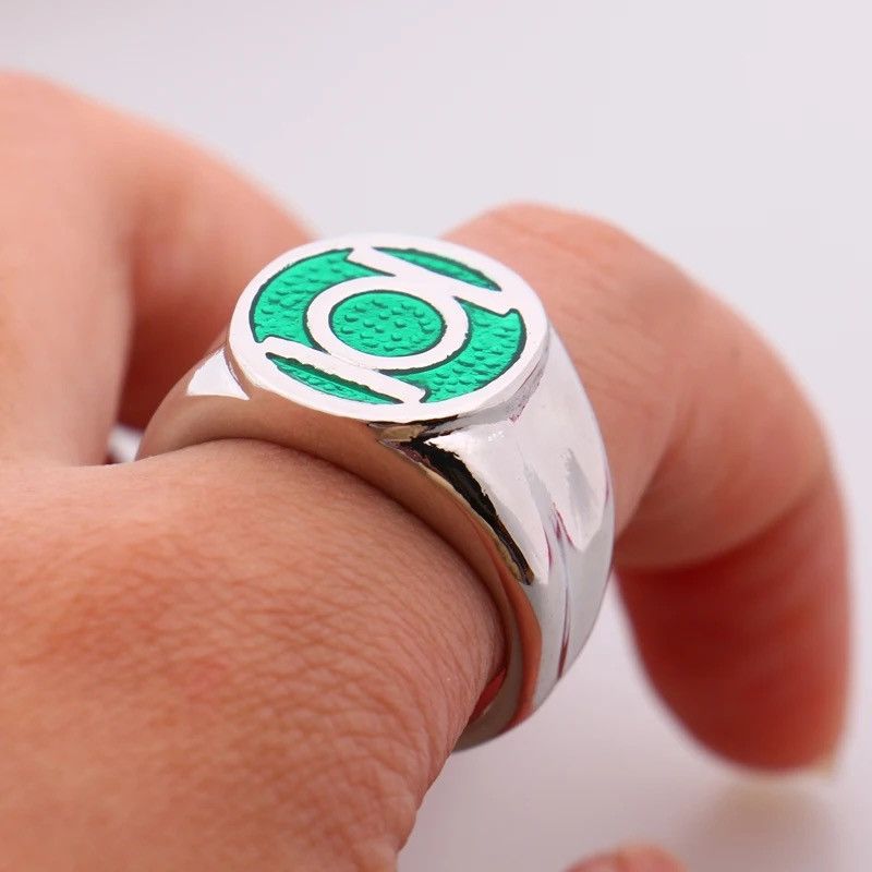 Jewelry Green Lantern Ring (size 8-10) Size ONE SIZE - 1 Thumbnail