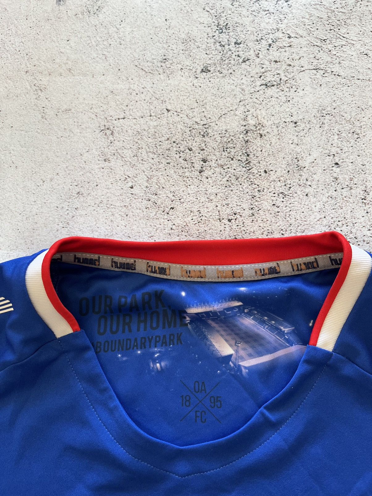Hummel Oldham Athletic 2019/2020 Hummel Home Soccer Jersey,Football Size US S / EU 44-46 / 1 - 6 Thumbnail