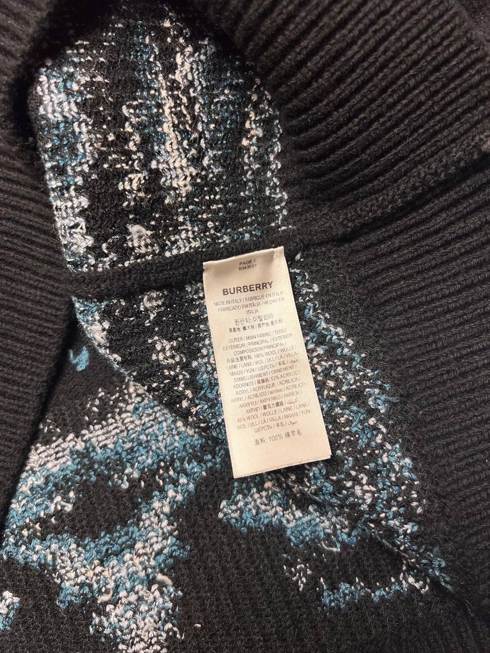 Burberry BURBERRY Wool Mermaid-Intarsia Sweater Size US M / EU 48-50 / 2 - 9 Thumbnail