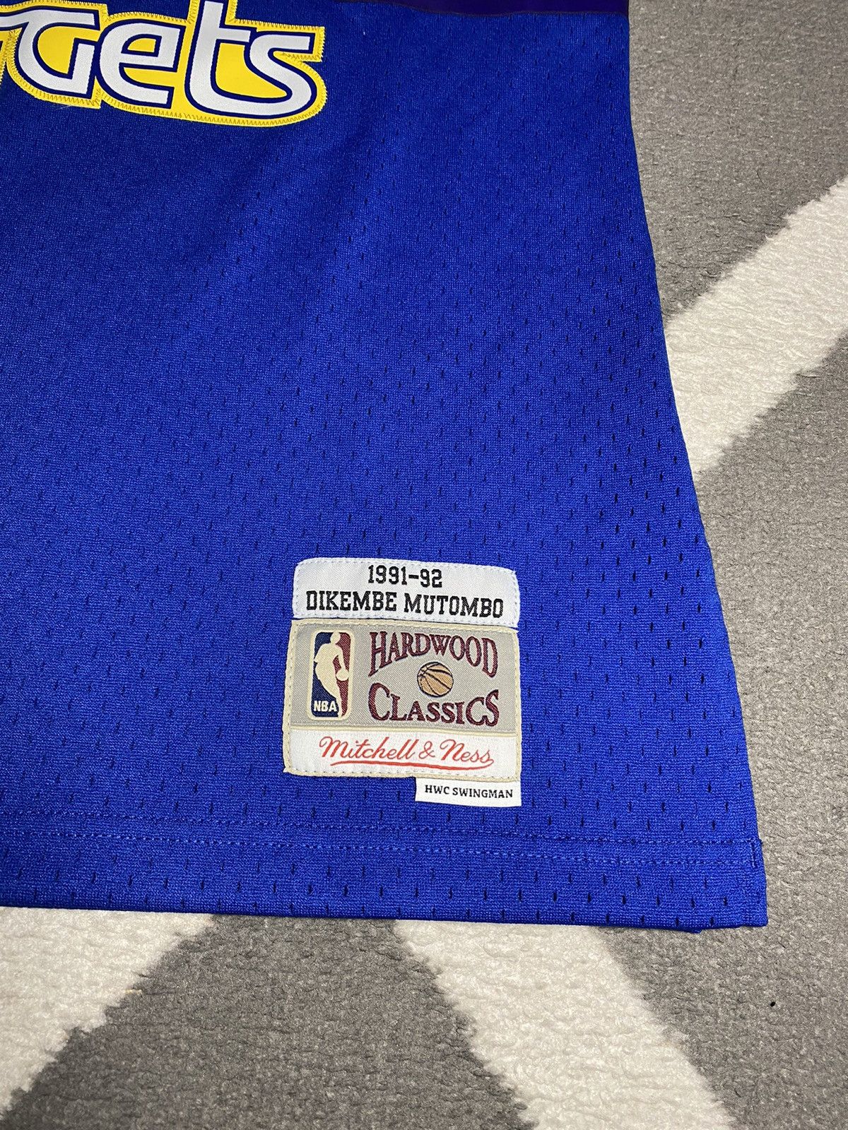 Mitchell & Ness × NBA × Vintage Mitchell & Ness NBA Swingman Jersey Denver Nuggets Mutombo Size US M / EU 48-50 / 2 - 9 Thumbnail