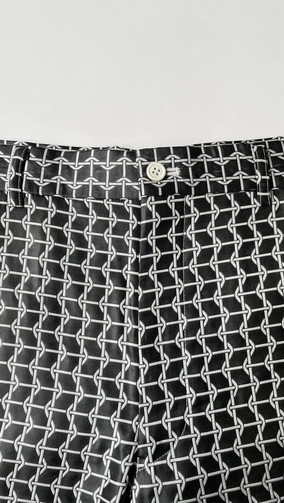 Comme des Garcons S/S 12 ‘Chain Patterned’ Nylon Shorts Size US 32 / EU 48 - 3 Thumbnail