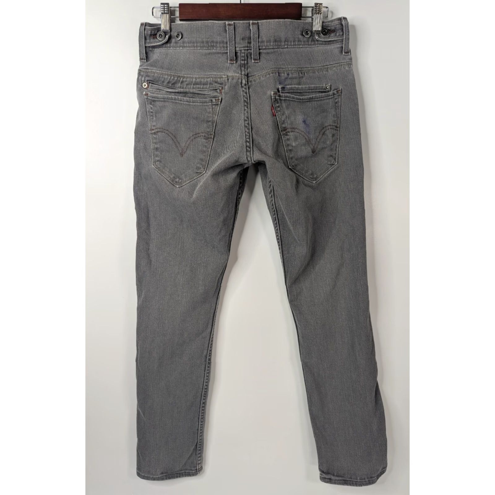 Levi's Levi’s 511 Gray Jeans Adjustable Waist Size 32x30 Multi-Pocket Slim Fit Y2K Size US 32 / EU 48 - 4 Thumbnail