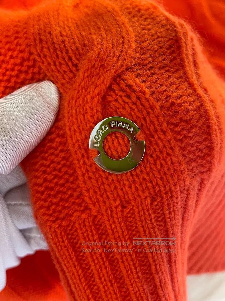 Loro Piana Loro Piana Red Cashmere Sweater Size XS / US 0-2 / IT 36-38 - 8 Thumbnail