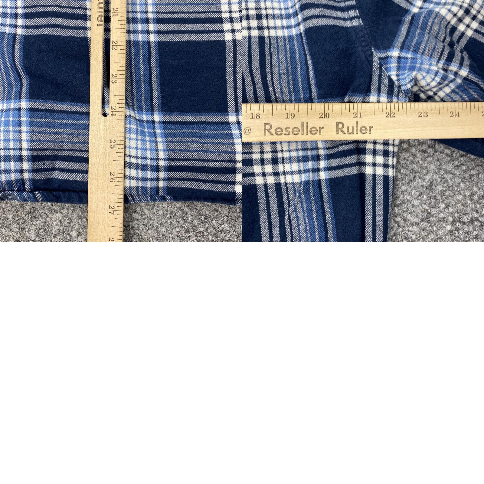 Eddie Bauer VINTAGE Eddie Bauer Flannel Shirt Mens Large Blue Plaid Long Sleeve Button-Up Size US L / EU 52-54 / 3 - 8 Thumbnail