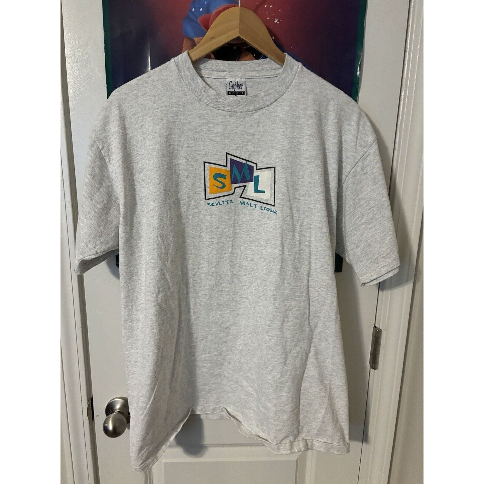 Other vintage Schlitz malt liquor grey T-shirt rare 90s Size XL Size US XL / EU 56 / 4 - 1 Thumbnail