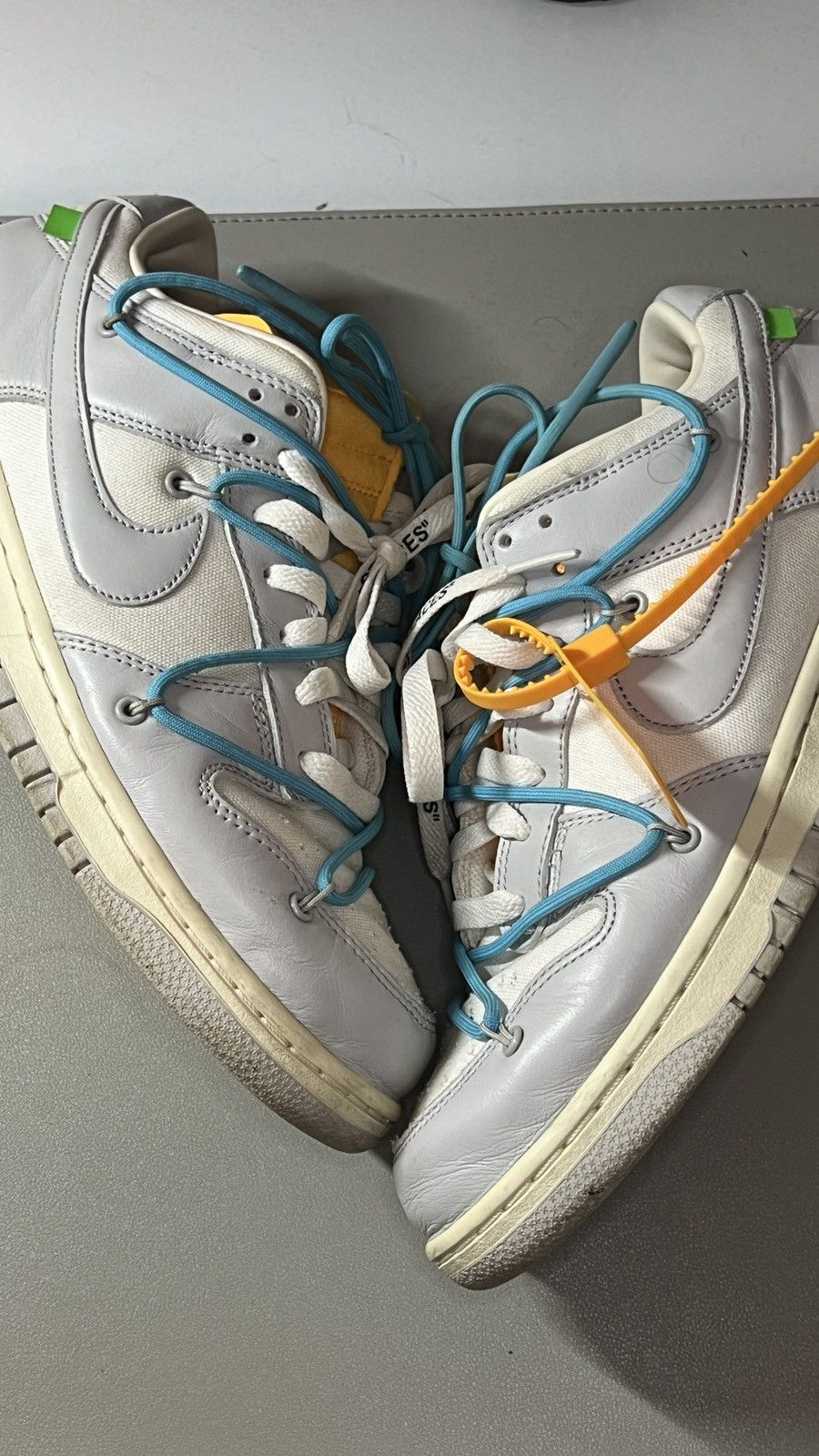 Nike Nike Dunk Low Off-White Lot 2 Size US 10.5 / EU 43-44 - 1 Thumbnail