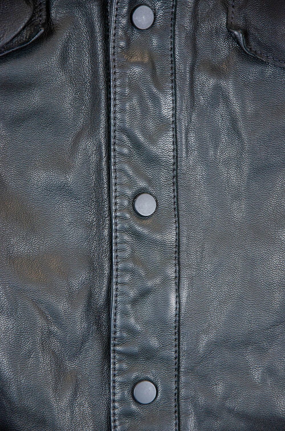 Allsaints AllSaints Holmes Leather Moto Jacket Black Size XL Size US XL / EU 56 / 4 - 5 Thumbnail