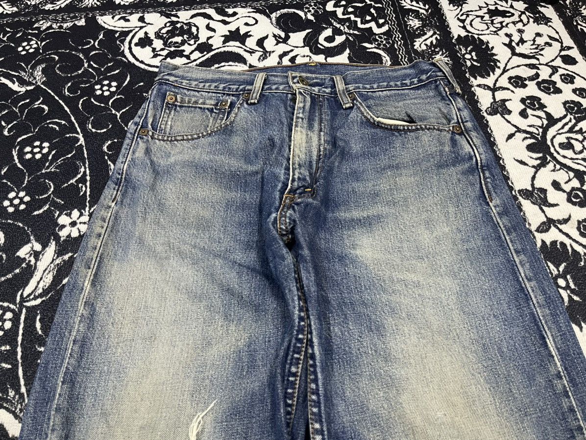 Levi's Vintage Clothing 90s LEVIS 503 J22 DISTRESSED DENIM FADED DESIGN Size US 28 / EU 44 - 6 Thumbnail