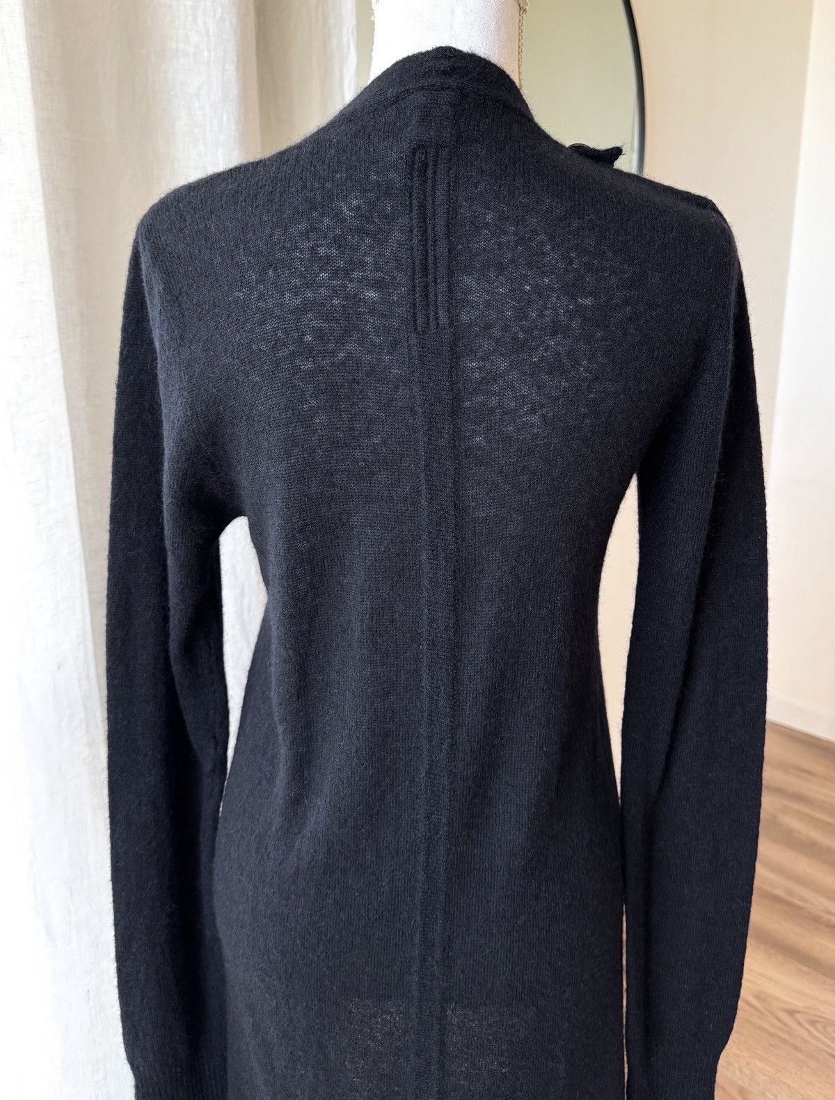 Rick Owens Rick Owens Crust F/W 2009 long black knitted cardigan Size S / US 4 / IT 40 - 11 Thumbnail
