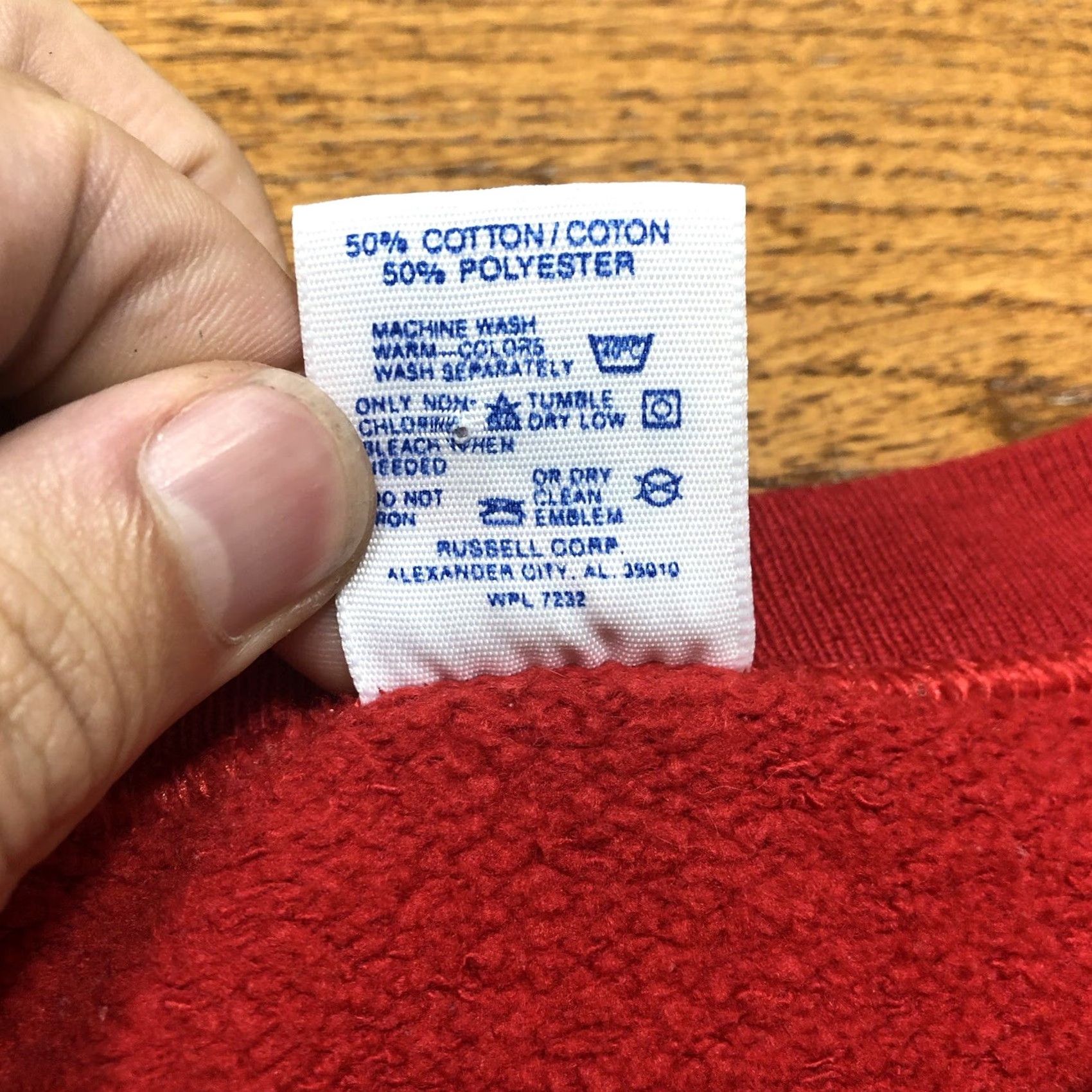 Jerzees VINTAGE Jerzees USA Manawa Elementary School Sweatshirt Crewneck Long Sleeve Red Adult M Mens 90s 80s Gym Graphic Print Logo Size US M / EU 48-50 / 2 - 6 Thumbnail