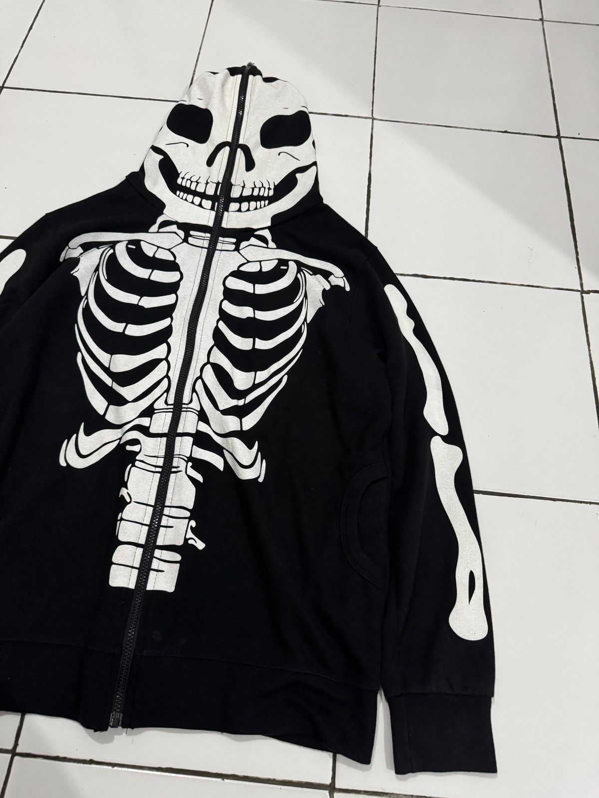Hysteric Glamour × If Six Was Nine × Japanese Brand Y2k Skeleton ifsixwasnine zip up ninja hoodie Size US L / EU 52-54 / 3 - 4 Thumbnail