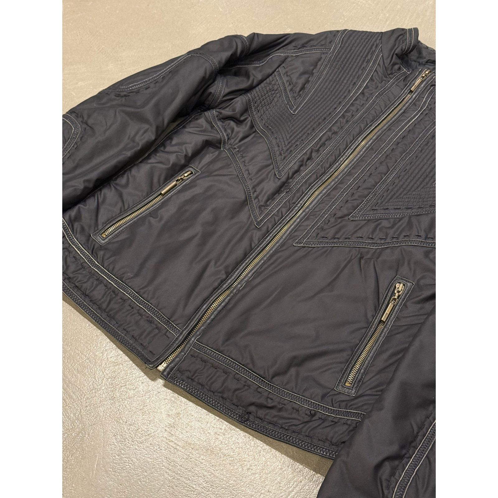 Roberto Cavalli A/W 2007 Cavalli paneled puffer jacket Size US L / EU 52-54 / 3 - 5 Thumbnail