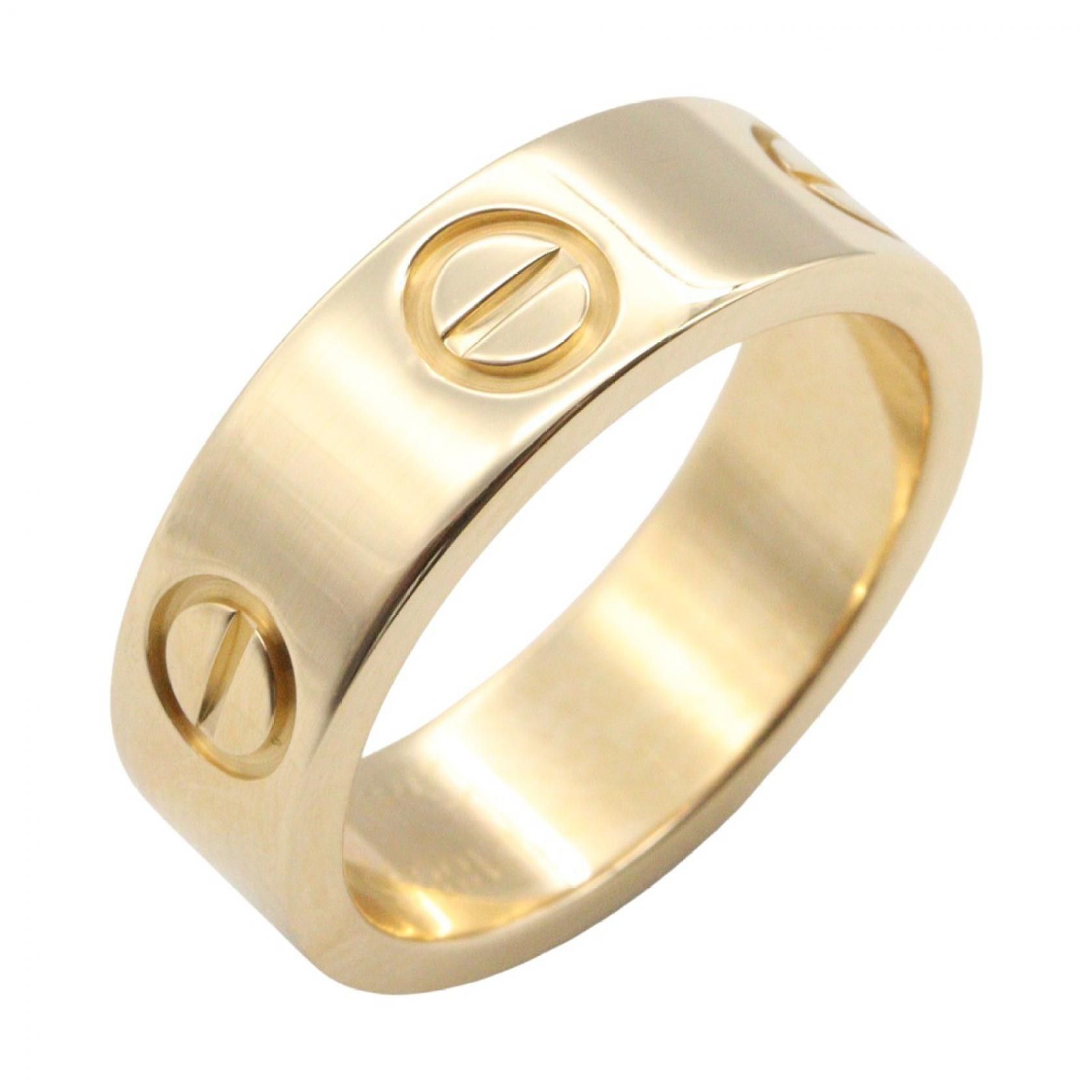 Cartier Cartier Cartier Love Au750 Ring Size 7 Precious Metal Ring B4084600 DUTY FREE for USA Size ONE SIZE - 1 Thumbnail