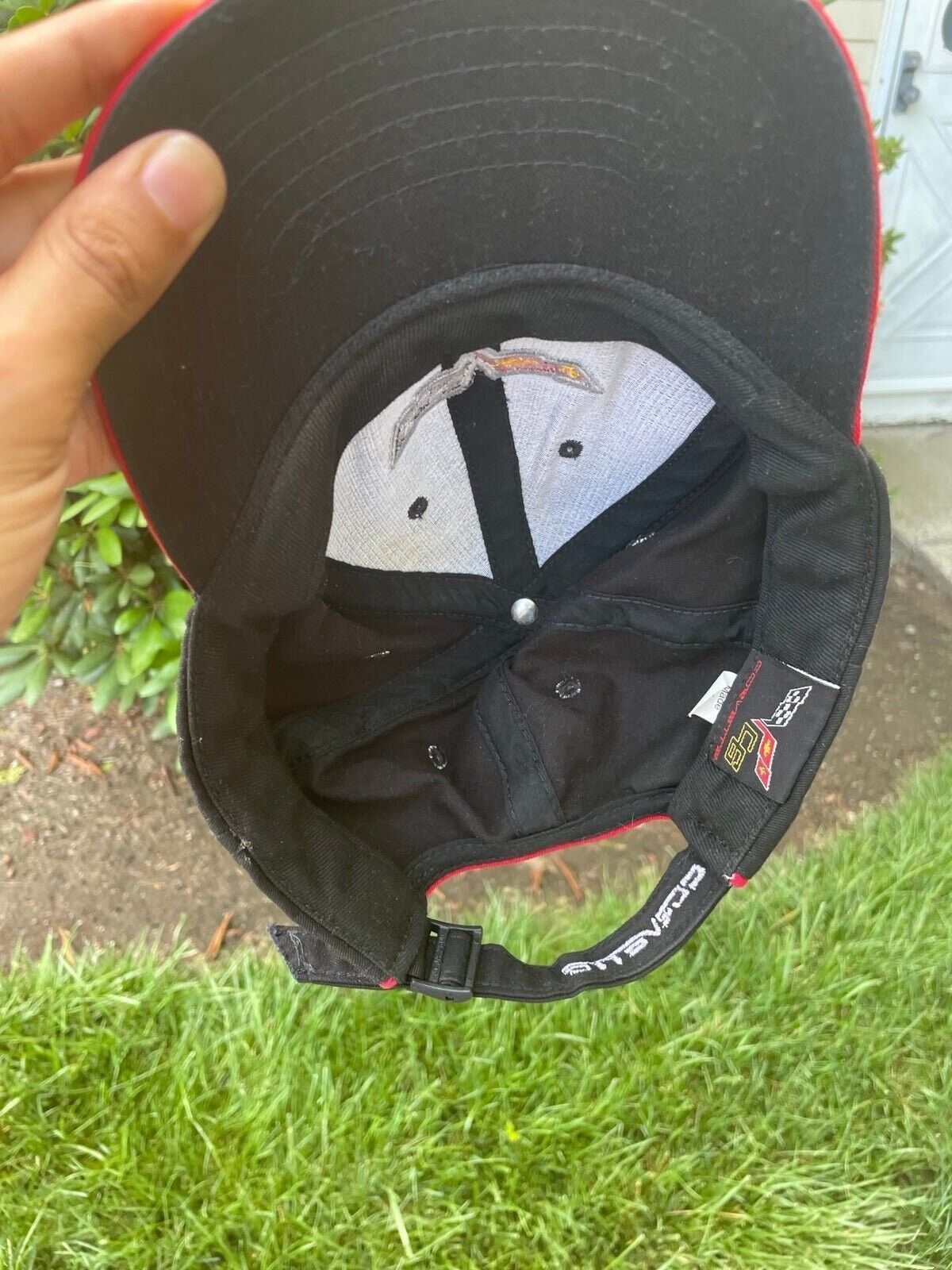 Chevrolet Vintage Corvette Chevy Racing Velcro Strap-Back Hat NASCAR Size ONE SIZE - 5 Thumbnail