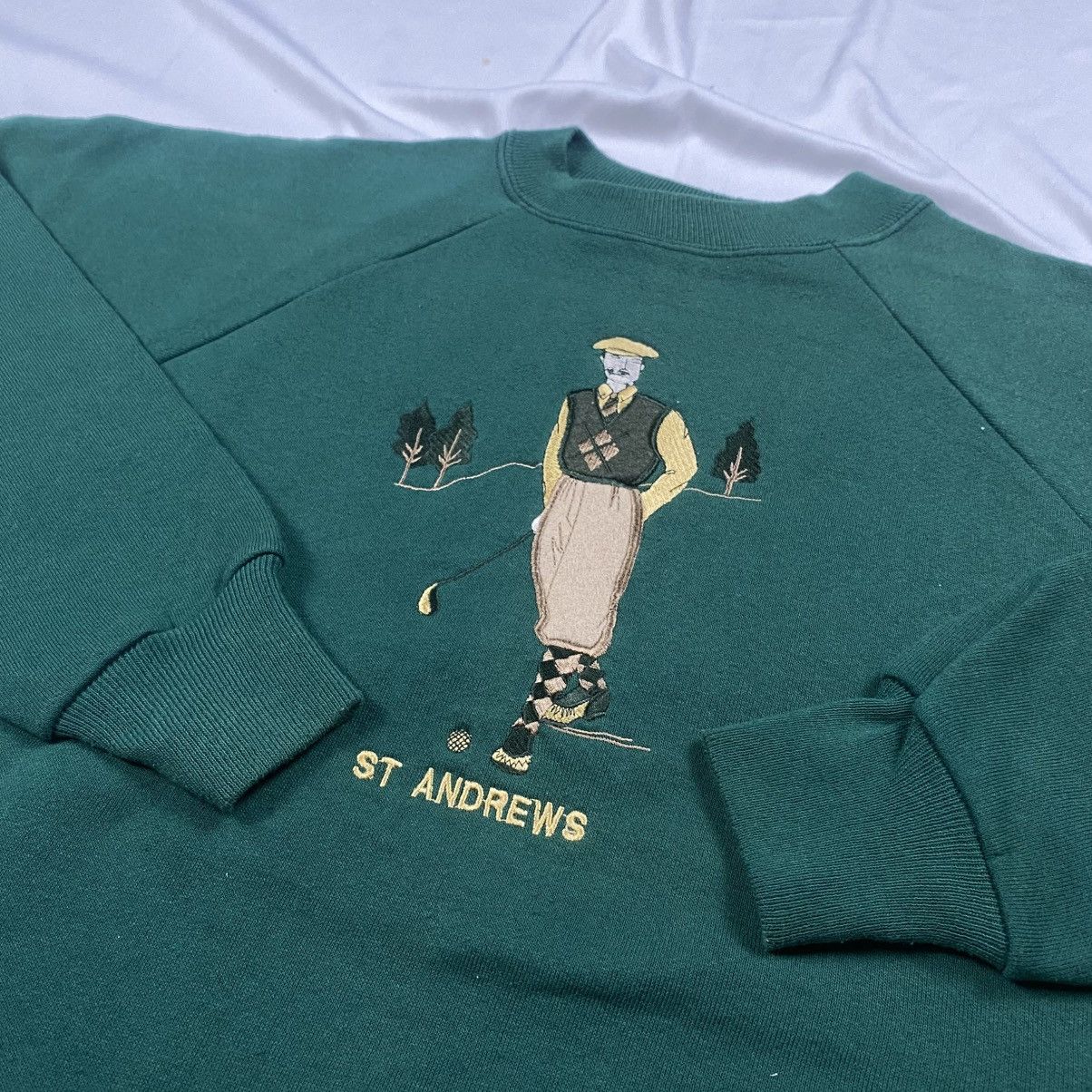 Other Vintage 90s St Andrews Golf Boxy Crewneck Size US L / EU 52-54 / 3 - 3 Thumbnail