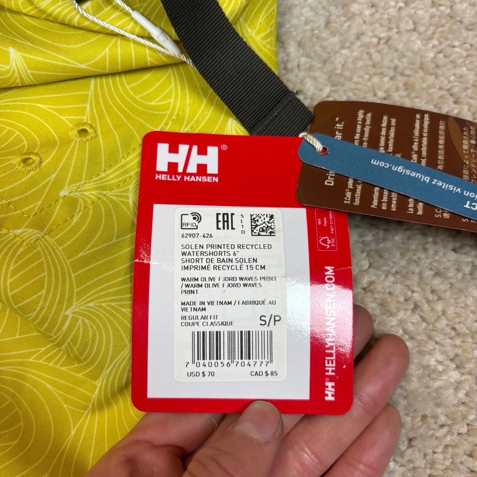 Helly Hansen NWT Helly Hanson HH UPF 50 Baggies Shorts Size US 30 / EU 46 - 12 Thumbnail