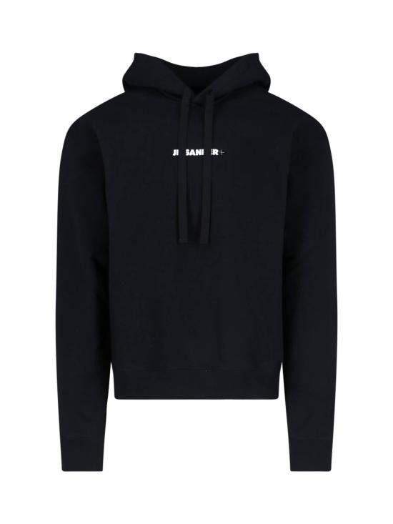 パーカー・フーディ JIL SANDER Men Hoodies J47GU0129J20039001 Black Jil Sander logo-print Hoodie | Black | FARFETCH