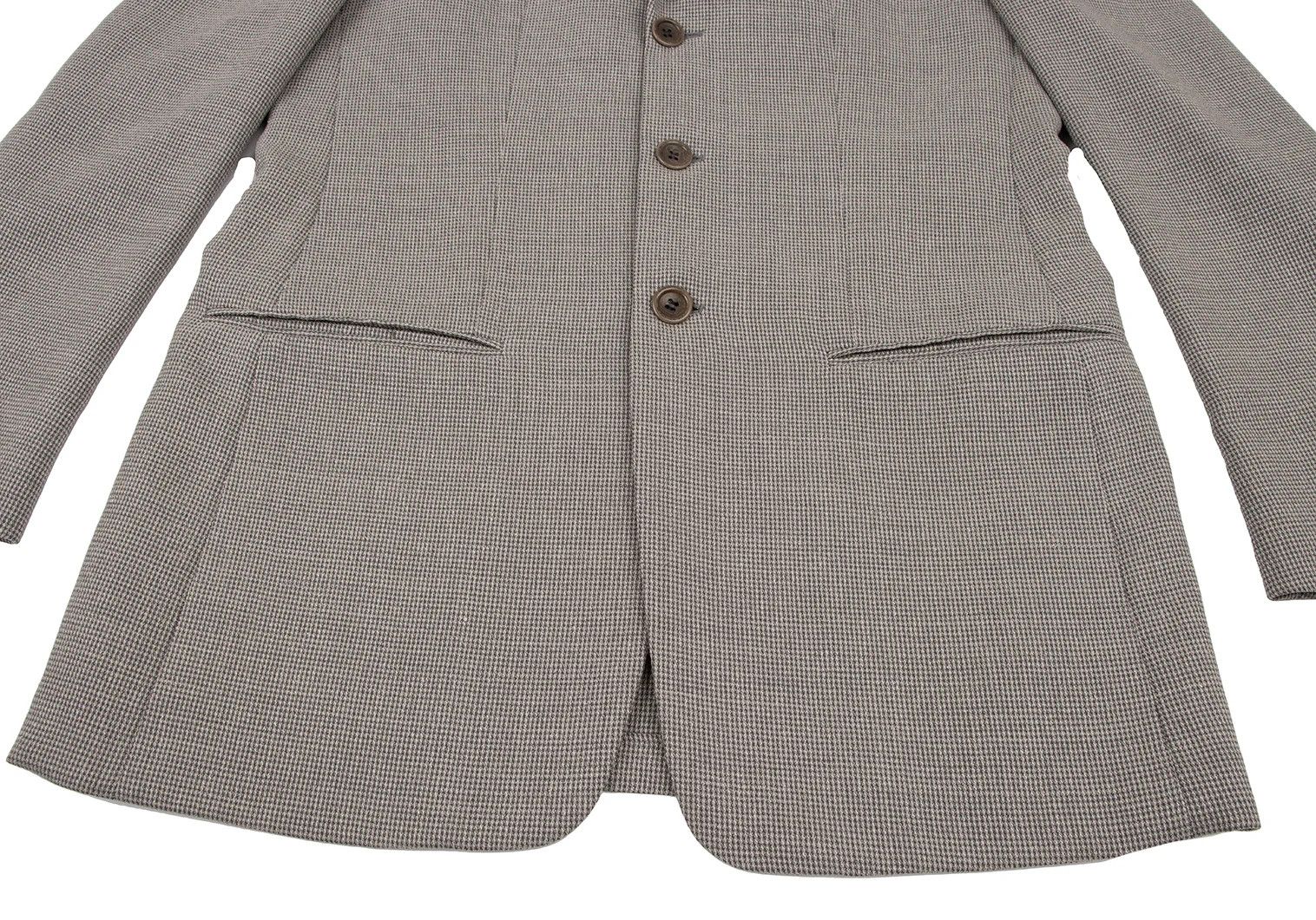 Armani Collezioni Silk Blend Wool Patterned Jacket in Gray Size 46 Size US XXS / EU 40 - 9 Thumbnail