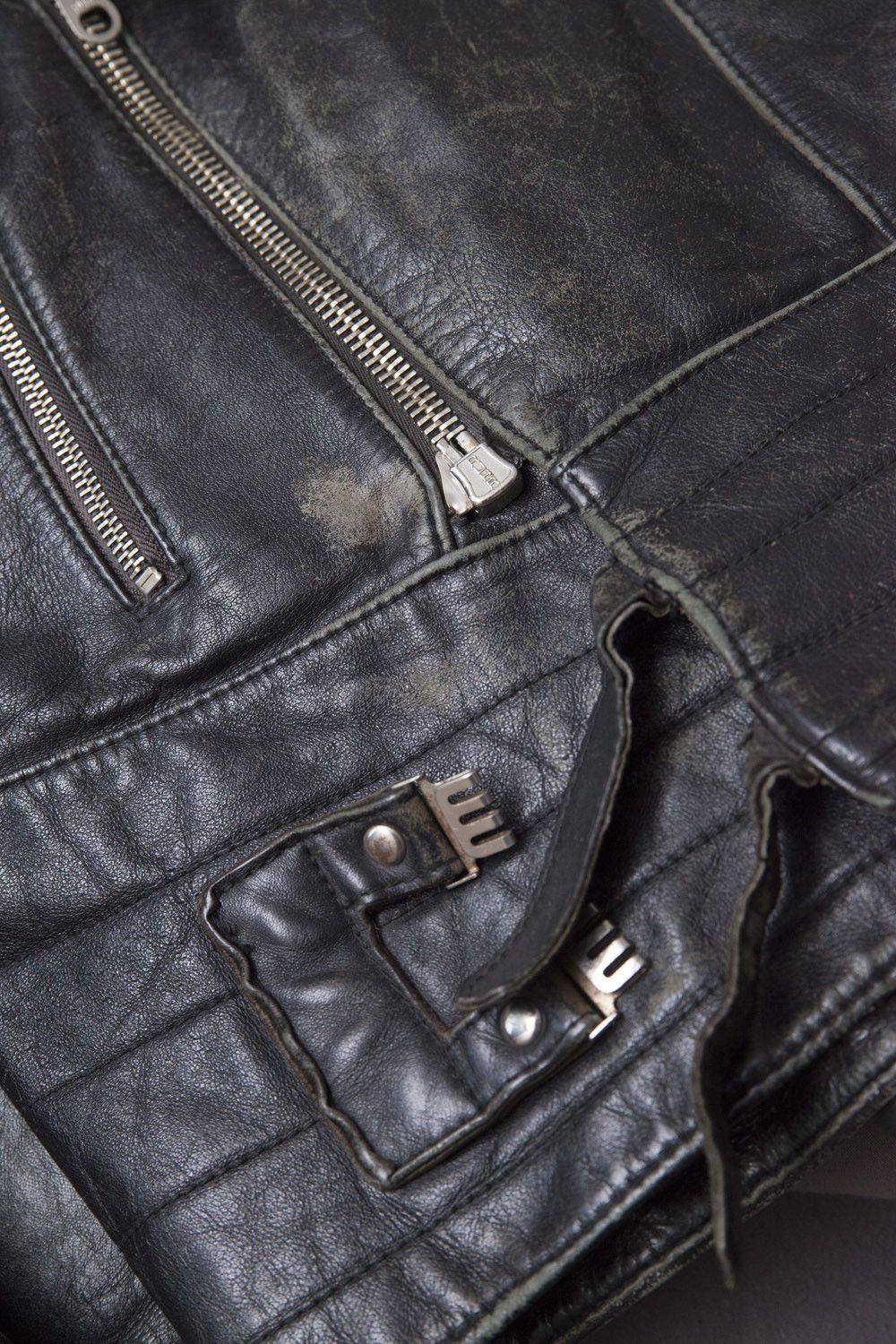 Vintage Vintage 1980's punk leather biker jacket Size US S / EU 44-46 / 1 - 8 Thumbnail