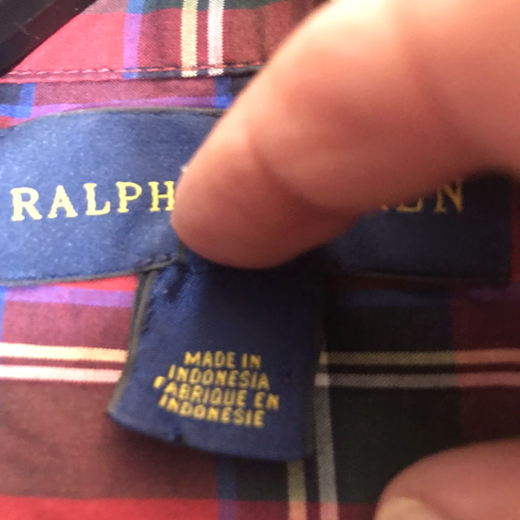 Ralph Lauren Ralph Lauren Plaid Button-Up Shirt Mens Size XL Multicolor Casual Size US XL / EU 56 / 4 - 6 Thumbnail