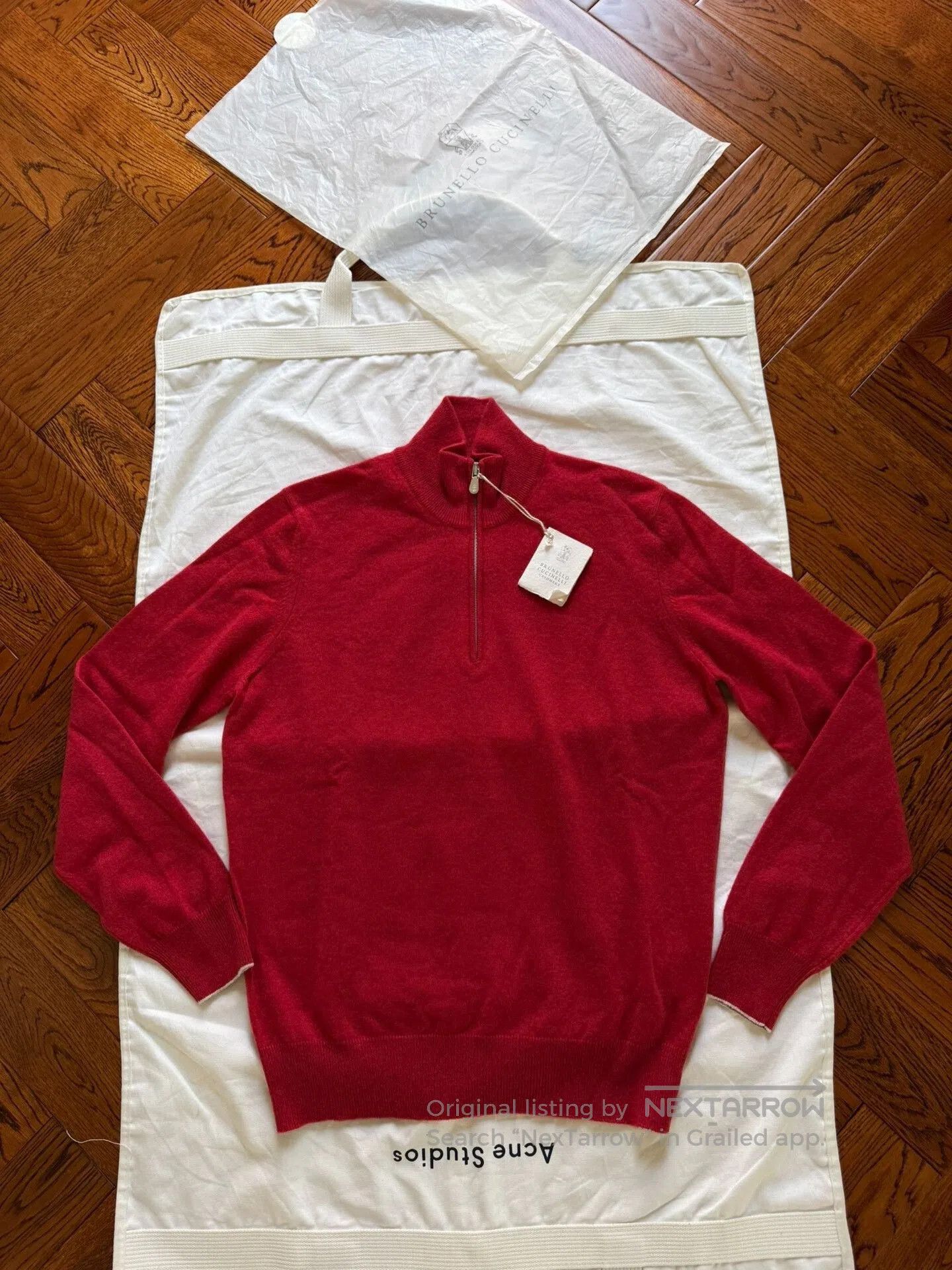 Brunello Cucinelli Brunello Cucinelli Men's Cashmere Half. Size US S / EU 44-46 / 1 - 2 Thumbnail