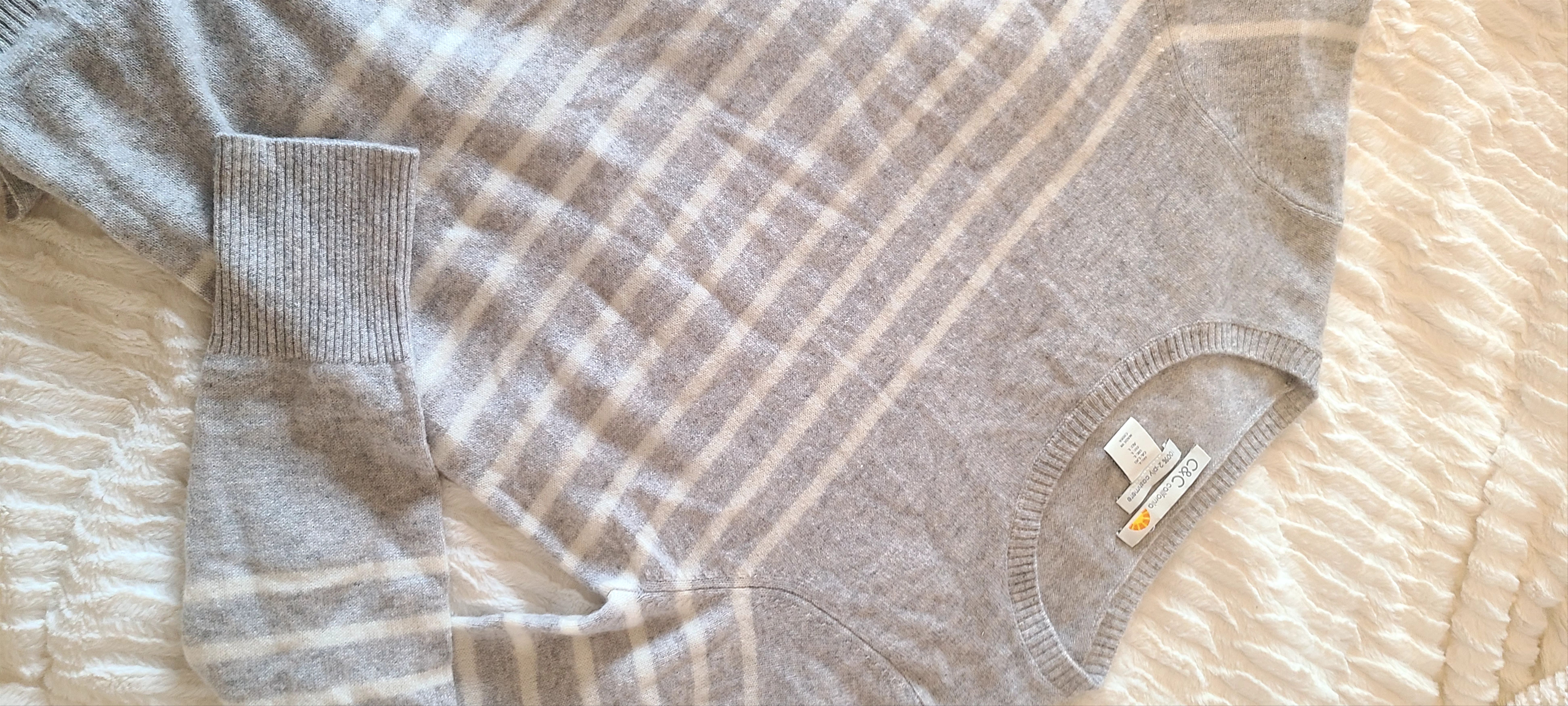 Other C&C California 100% Cashmere Sweater Luxury Minimalist Knit Size L / US 10 / IT 46 - 2 Thumbnail