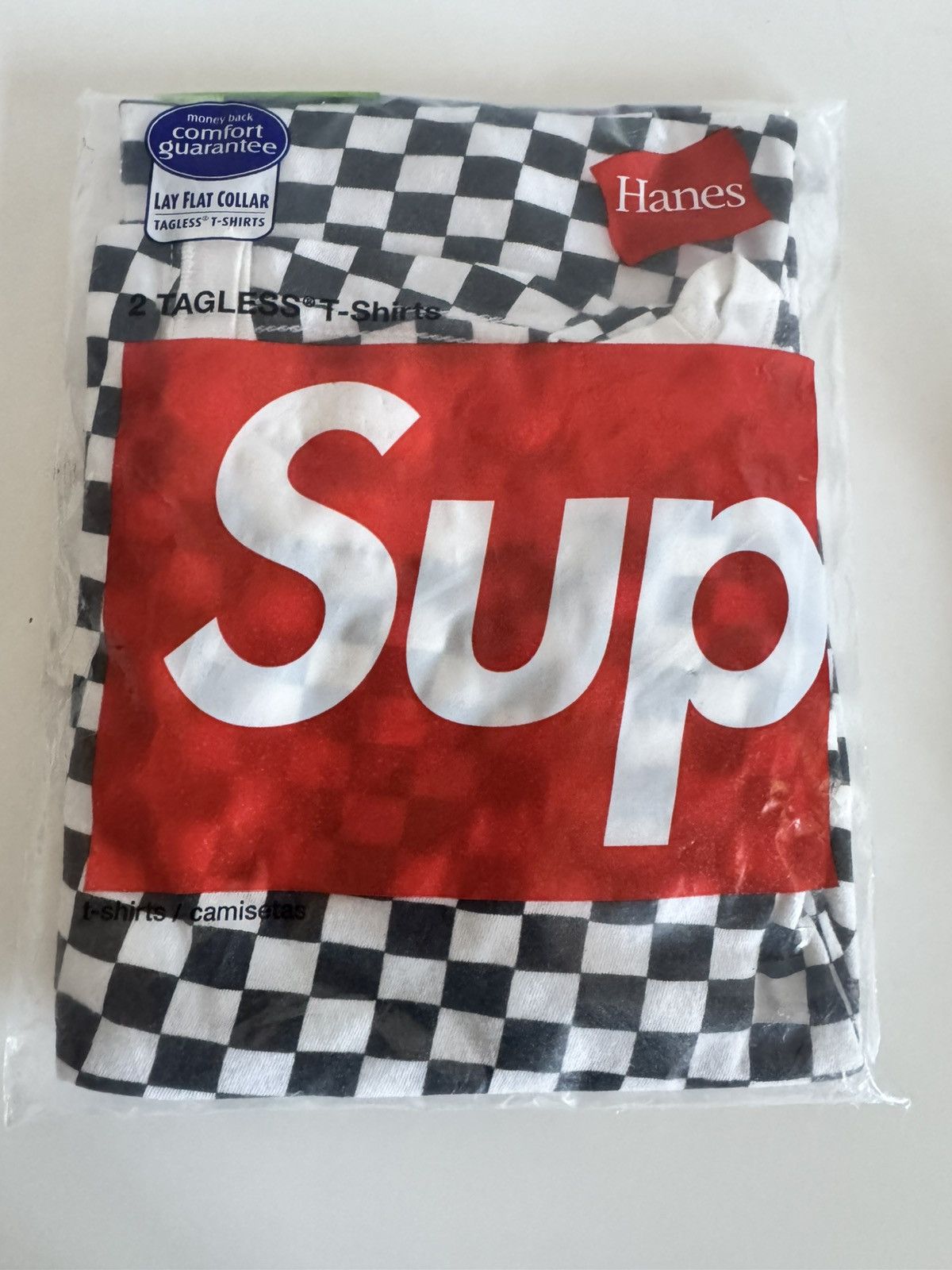 Hanes × Supreme Supreme x Hanes Checkerboard Tee Size US M / EU 48-50 / 2 - 1 Thumbnail