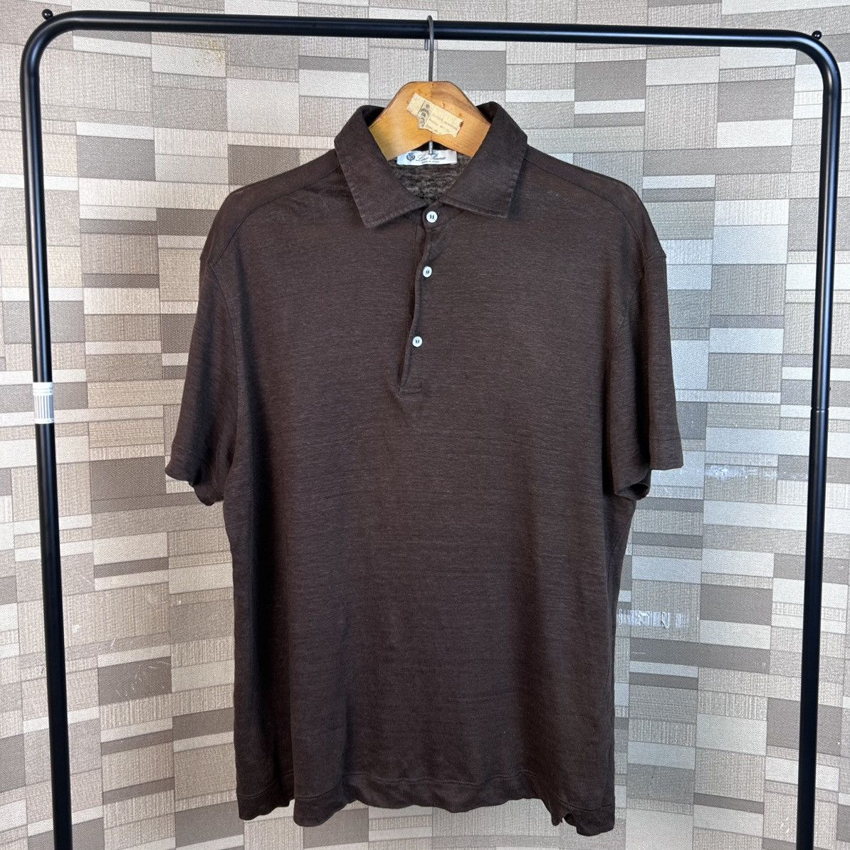 Loro Piana Loro Piana 100% linen polo shirt Size US L / EU 52-54 / 3 - 1 Thumbnail