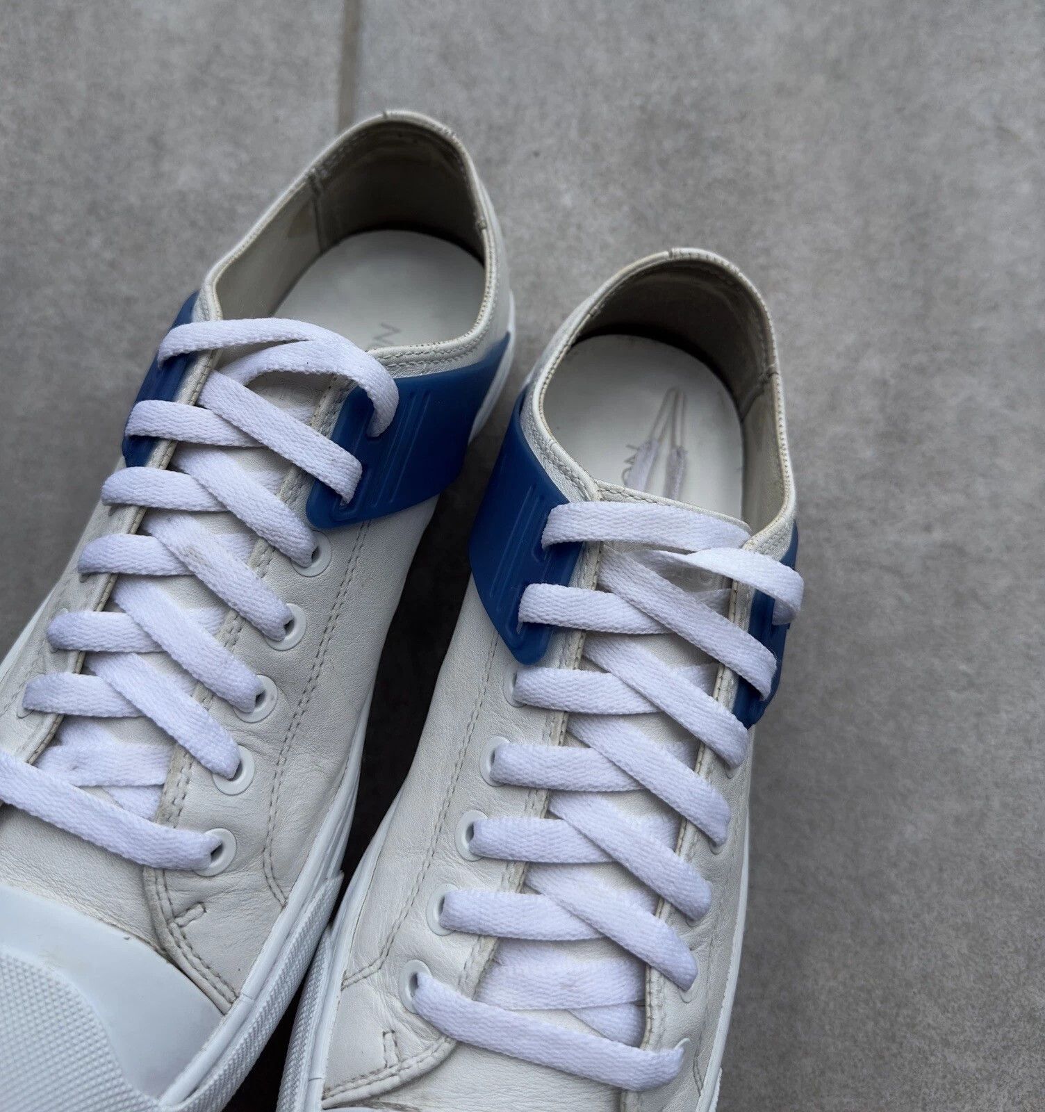 Neil Barrett NEIL BARRETT Mens Shoes Gang Trainer Sneaker Leather White Size US 8 / EU 41 - 9 Thumbnail