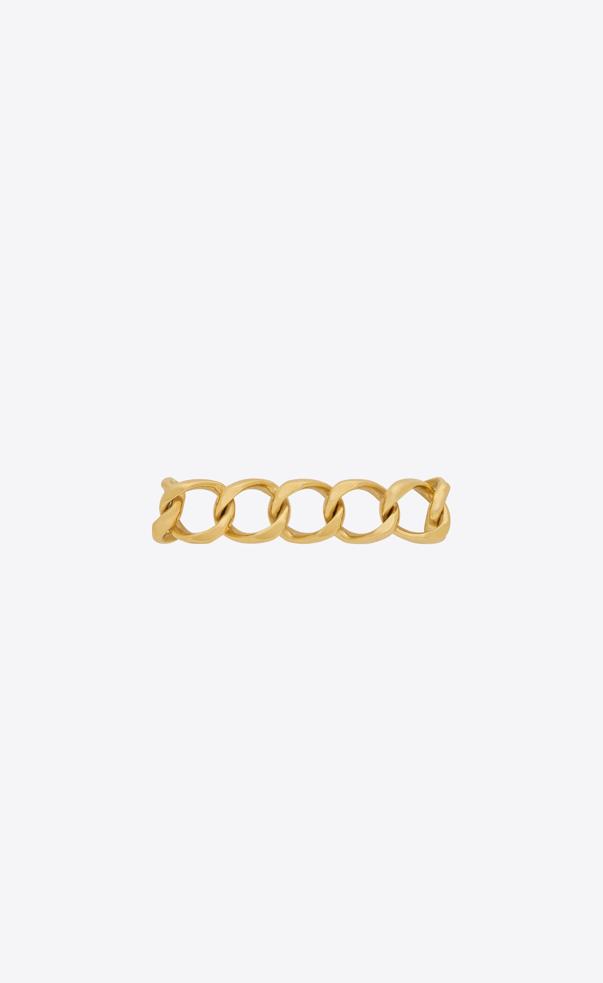 Saint Laurent Paris o1la1rc1a0325 Size: L / 763039 Large Chain Bracelet Size ONE SIZE - 2 Thumbnail