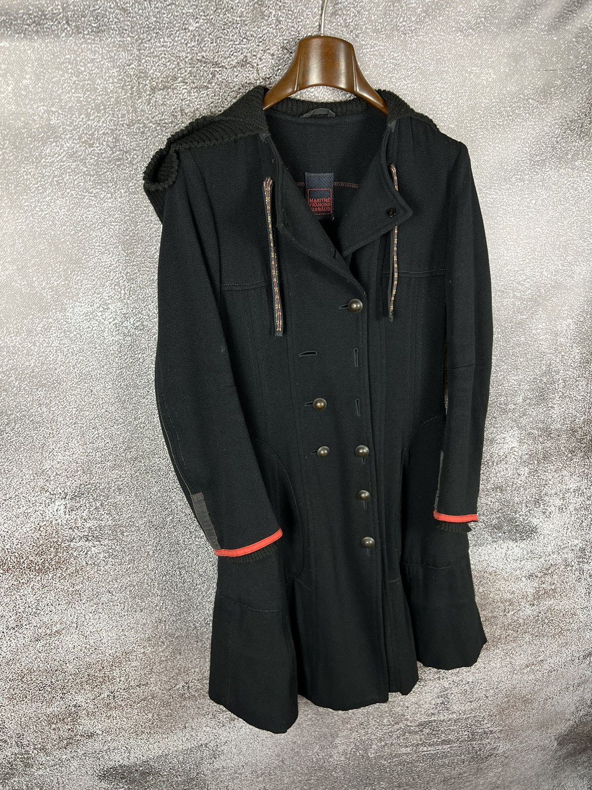 Marithe + Francois Girbaud Marithe + Francouis Girbaud wool avant-garde coat goth y2k Size M / US 6-8 / IT 42-44 - 2 Thumbnail
