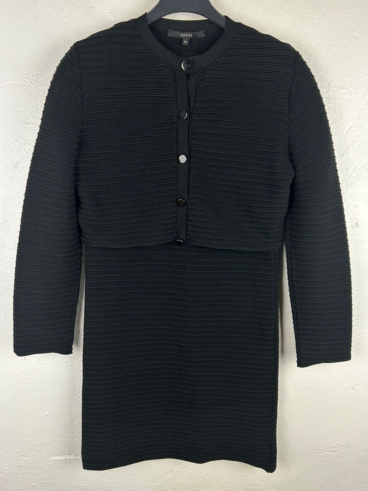 Vintage Gucci Striped Dress Jacket Womenswear 2 Piece Set