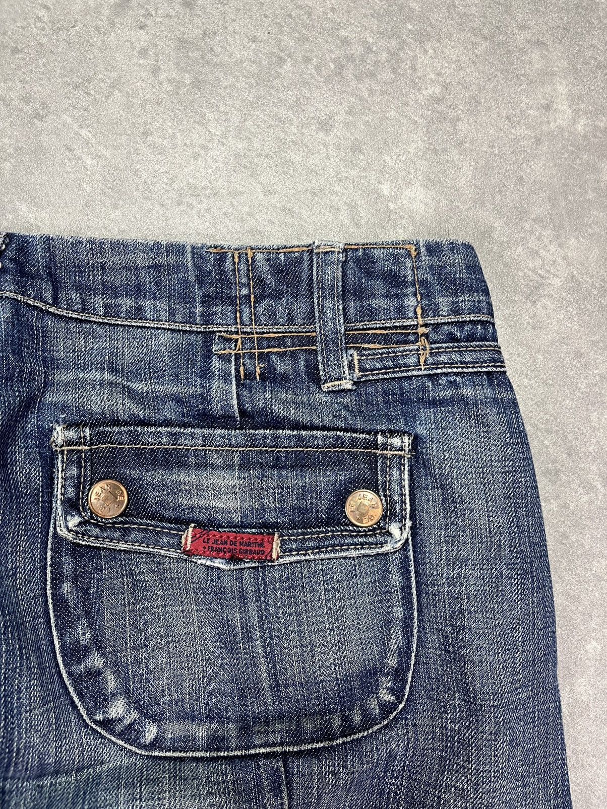 Marithe + Francois Girbaud 00s Marithe + Francois Girbaud Star Denim Shorts 29 Capri Size 29" - 14 Thumbnail