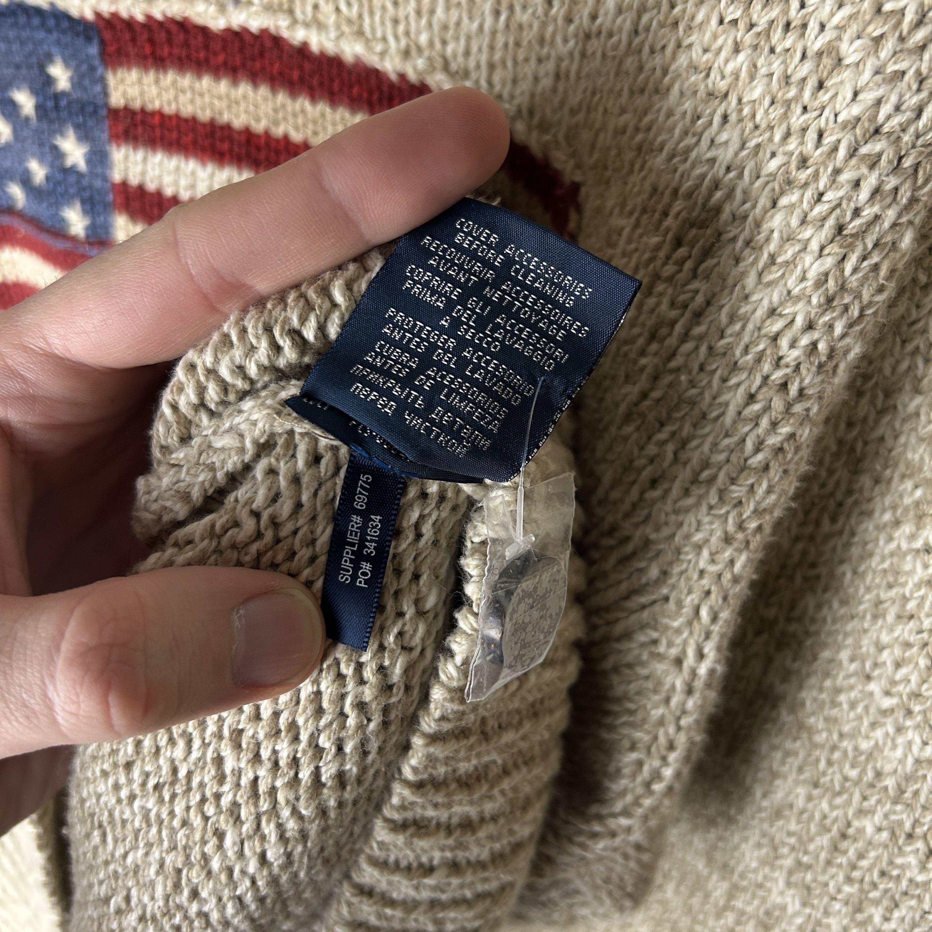 Ralph Lauren Vintage Polo Ralph Lauren USA Flag Sweater Size US M / EU 48-50 / 2 - 5 Thumbnail