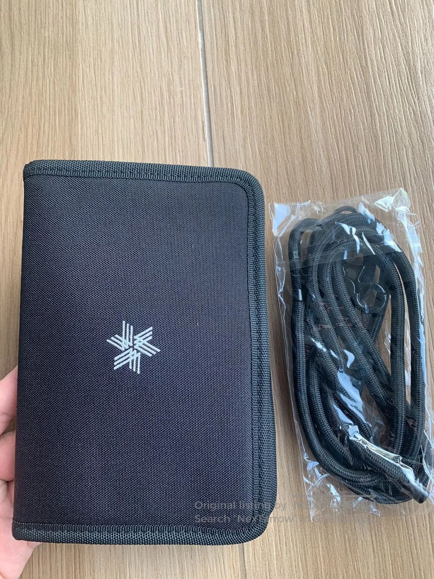 Goldwin goldwin black passport holder with strap. Size ONE SIZE - 2 Thumbnail