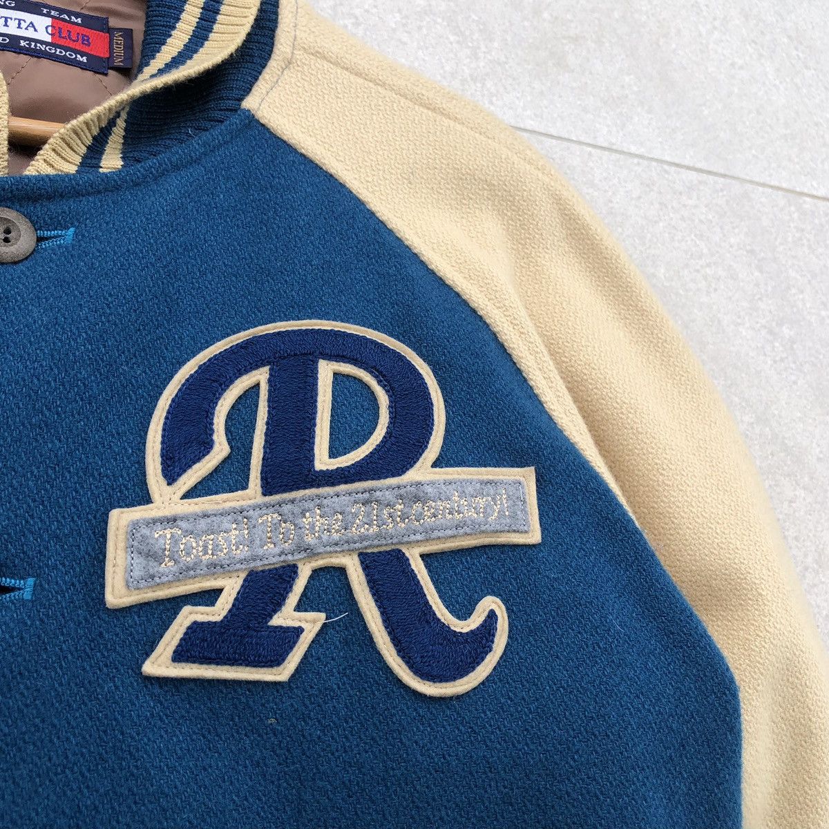 Vintage Vintage REGATTA Club Wool Varsity Jacket Size US M / EU 48-50 / 2 - 5 Thumbnail